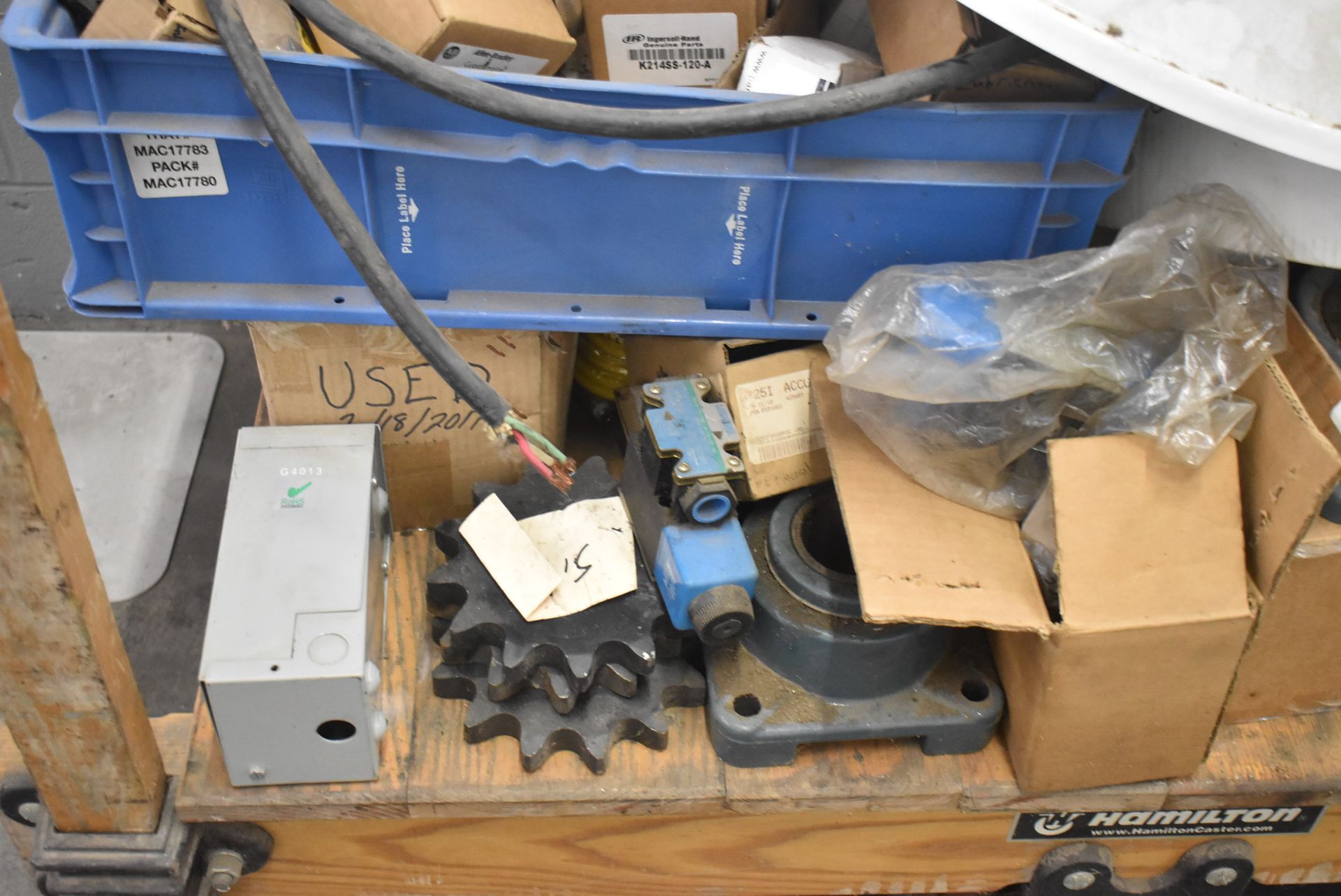 LOT/ CART WITH CONTENTS - Image 2 of 6