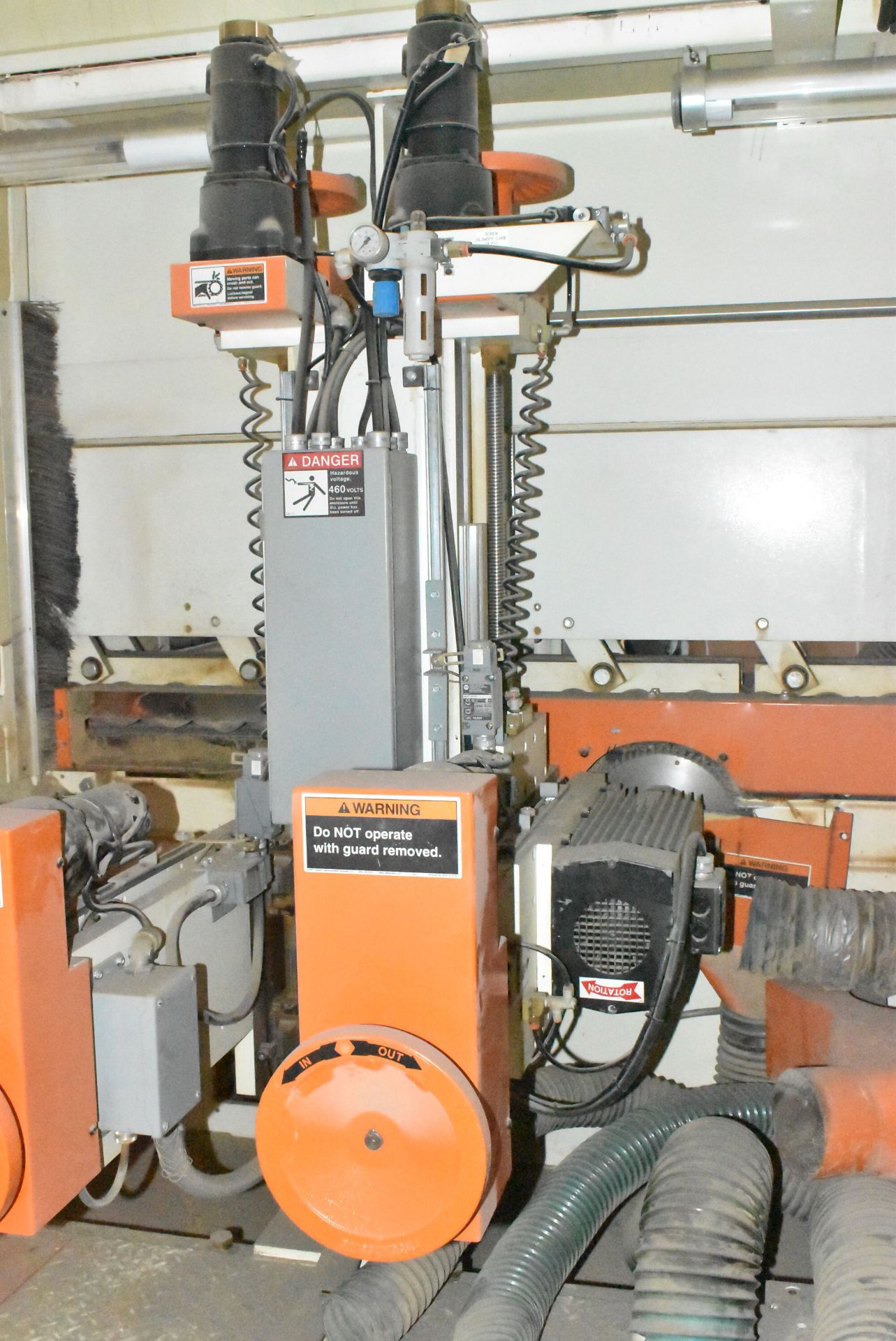PROGRESSIVE SYSTEMS 7028M TONGUE & GROOVE AND INTERLOCKING SIDE-MATCHER PROFILER WITH (6) 15 HP - Image 8 of 20