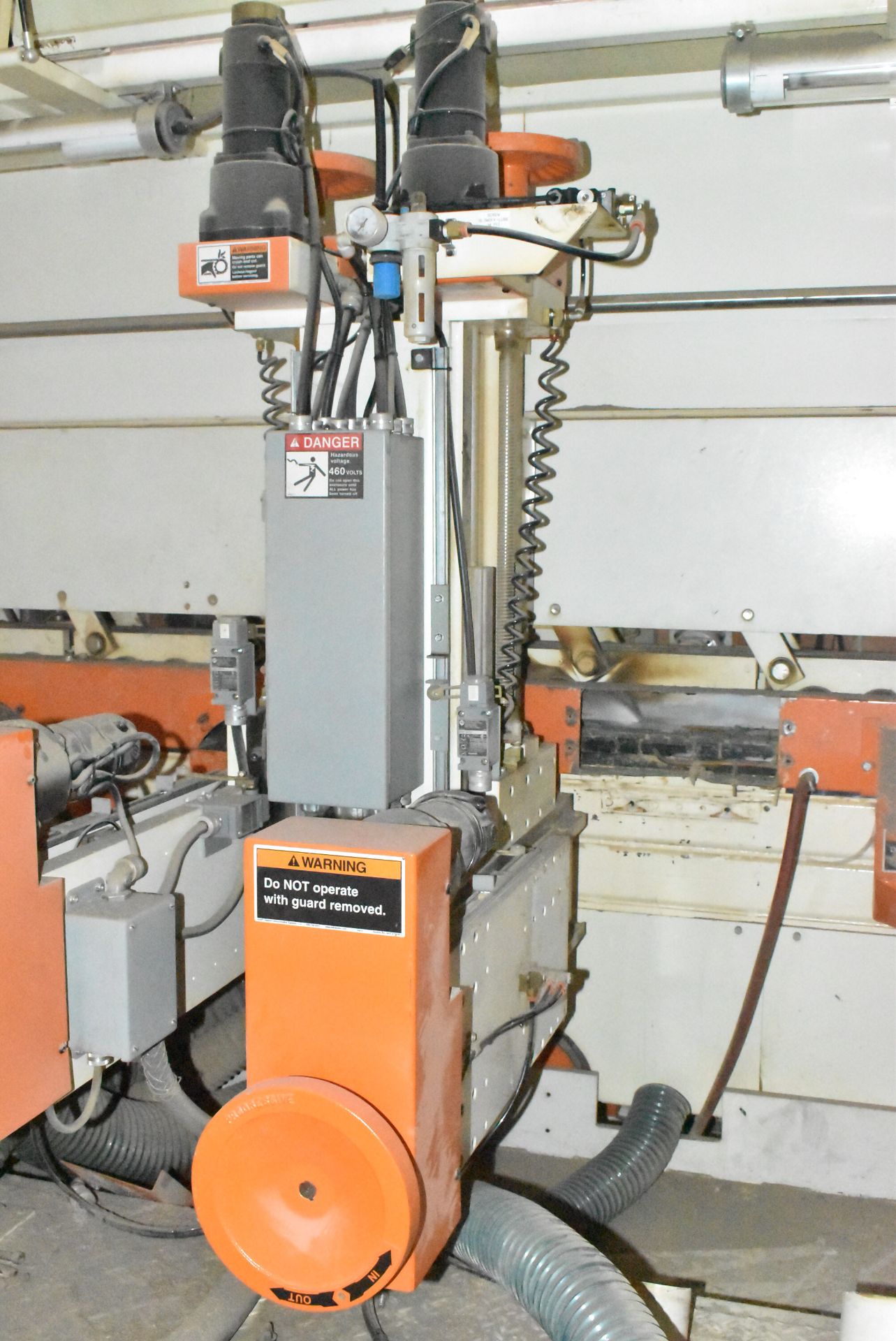 PROGRESSIVE SYSTEMS 7028M TONGUE & GROOVE AND INTERLOCKING SIDE-MATCHER PROFILER WITH (6) 15 HP - Image 10 of 20