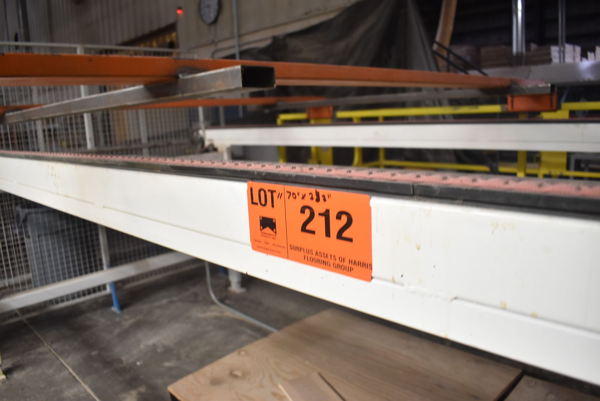 70"X152" LACEBELT CONVEYOR/MANUAL GRADING STATION, S/N: N/A (CI) [RIGGING FEE FOR LOT #212 - $450 - Image 3 of 3