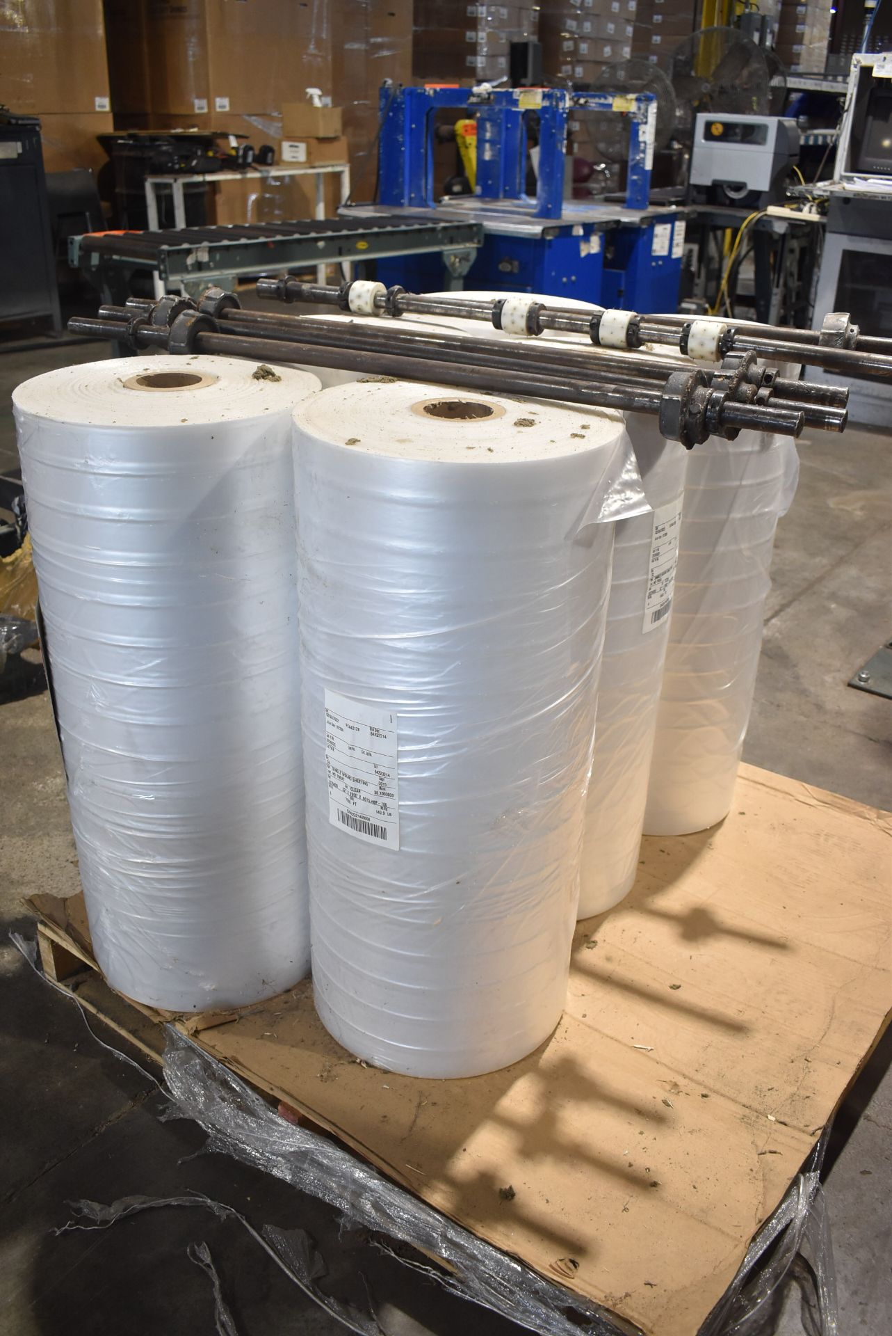 LOT/ (6) ROLLS OF PLASTIC PACKAGING SHEETING - Image 3 of 4