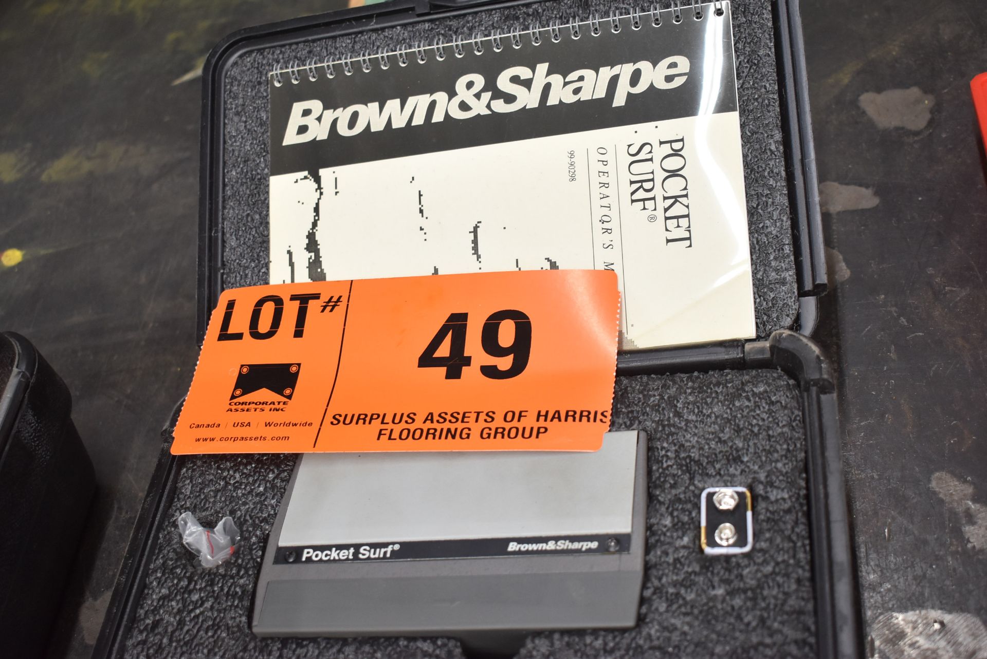 BROWN & SHARPE POCKETSURF II DIGITAL SURFACE ROUGHNESS TESTER