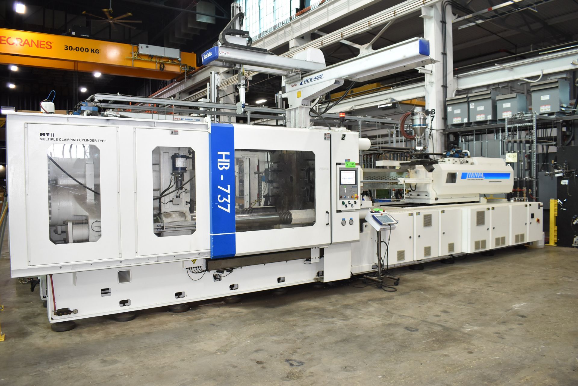 LIEN FA (2018) LF 737HB 700 TON CAPACITY HORIZONTAL PLASTIC INJECTION MOLDING MACHINE WITH LIEN FA - Image 2 of 12