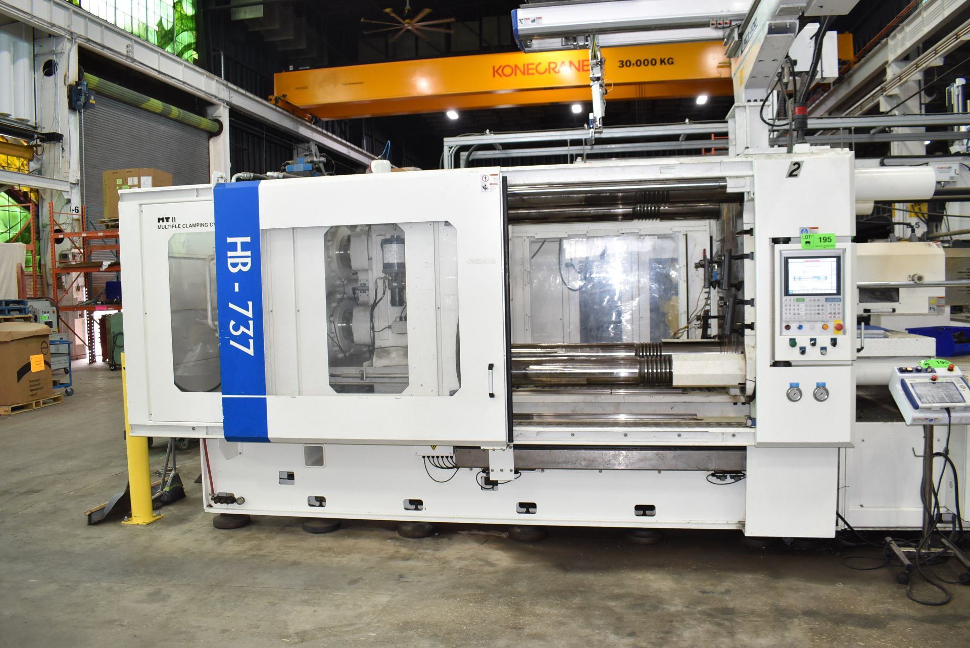 LIEN FA (2018) LF 737HB 700 TON CAPACITY HORIZONTAL PLASTIC INJECTION MOLDING MACHINE WITH LIEN FA - Image 9 of 12
