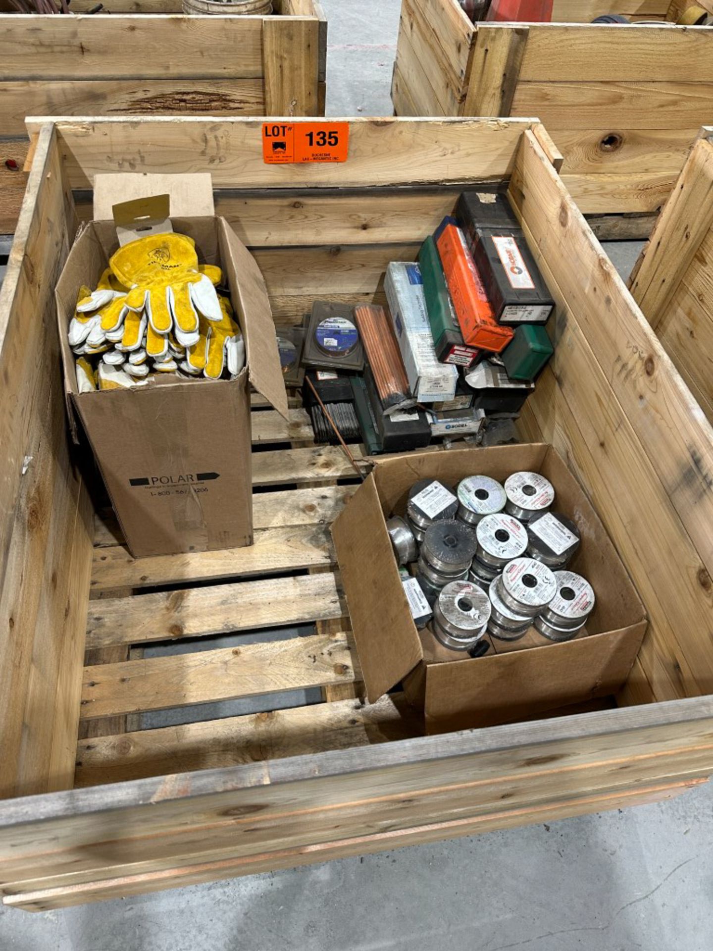 LOT/ skid and contents - welding supplies