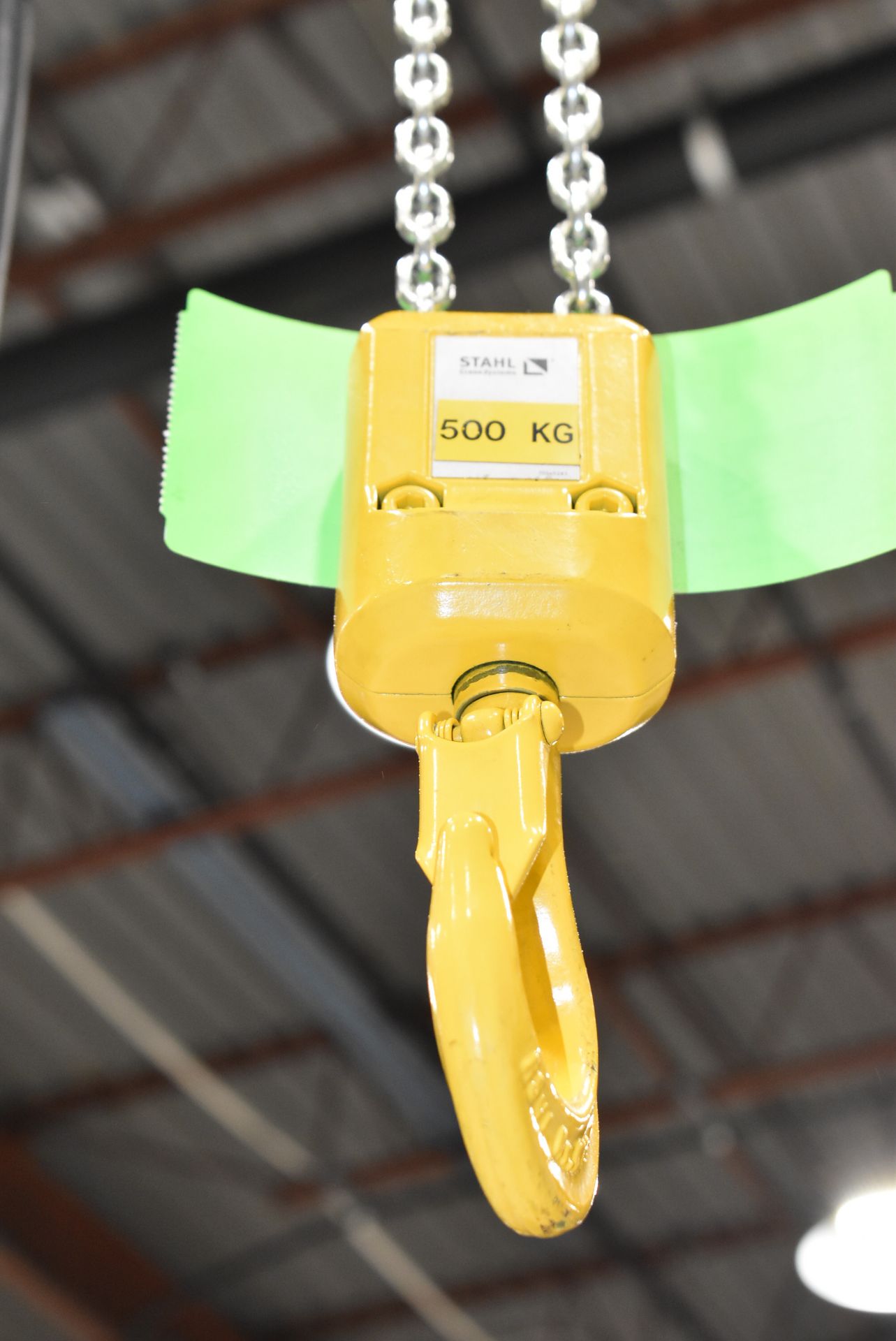 STAHL CRANE SYSTEM 1/2 TON ELECTRIC HOIST WITH PENDANT (CI) - Image 3 of 5