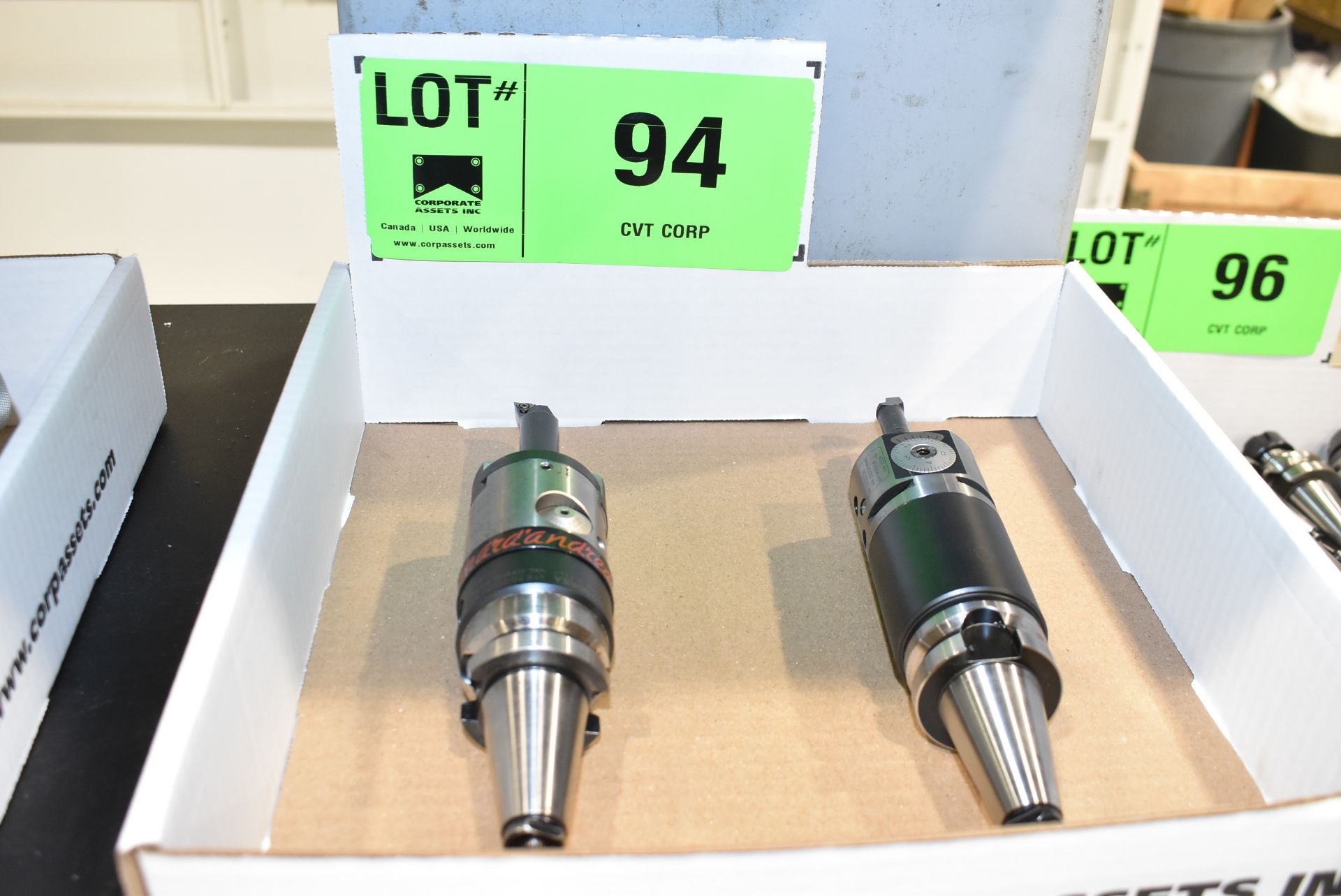 LOT/ (2) BT30 OFF-SET MICRO BORE TOOL HOLDERS