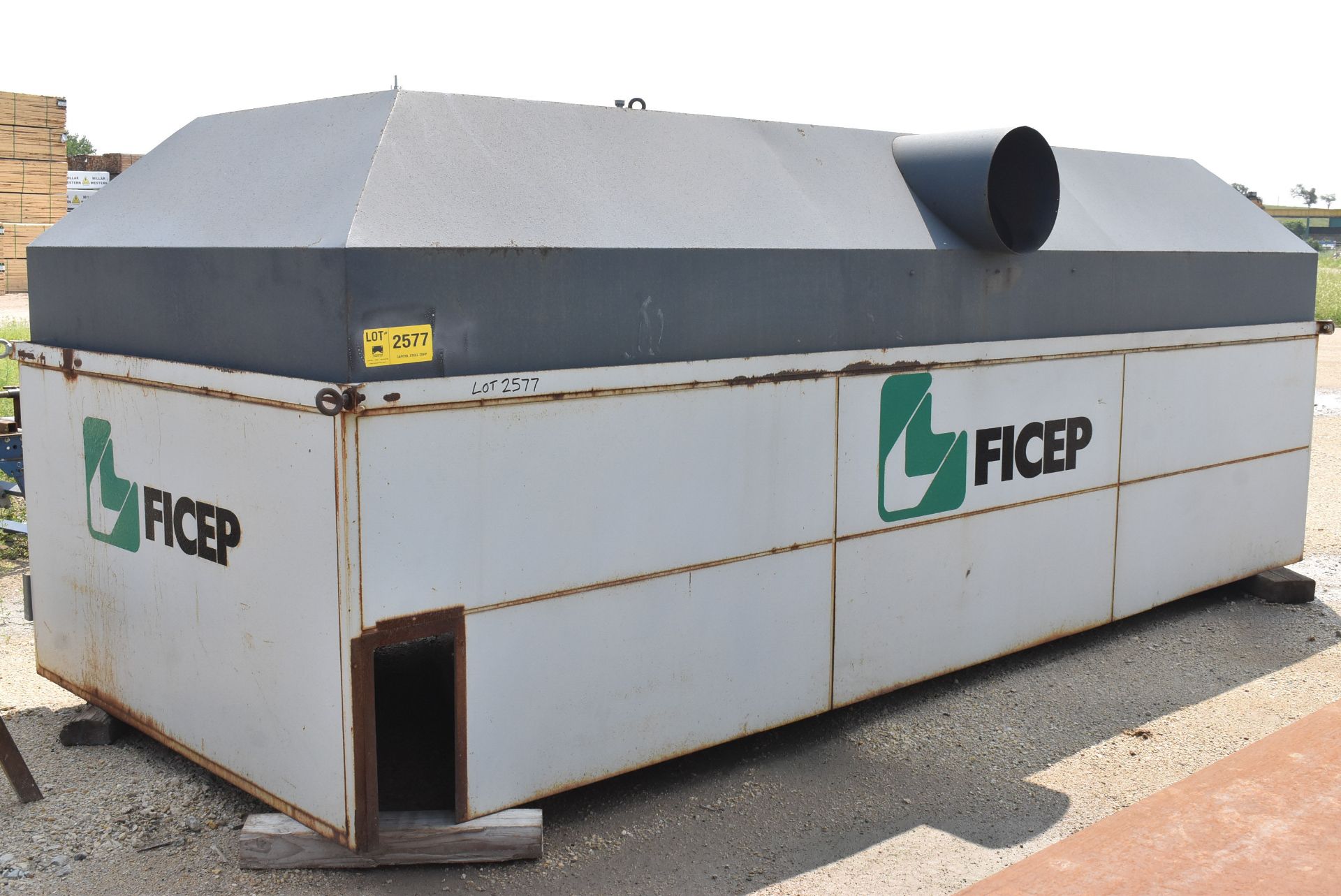 FICEP BEAM LINE EXHAUST HOOD (CI) [RIGGING FEES FOR LOT #2577 - $100 USD PLUS APPLICABLE TAXES]