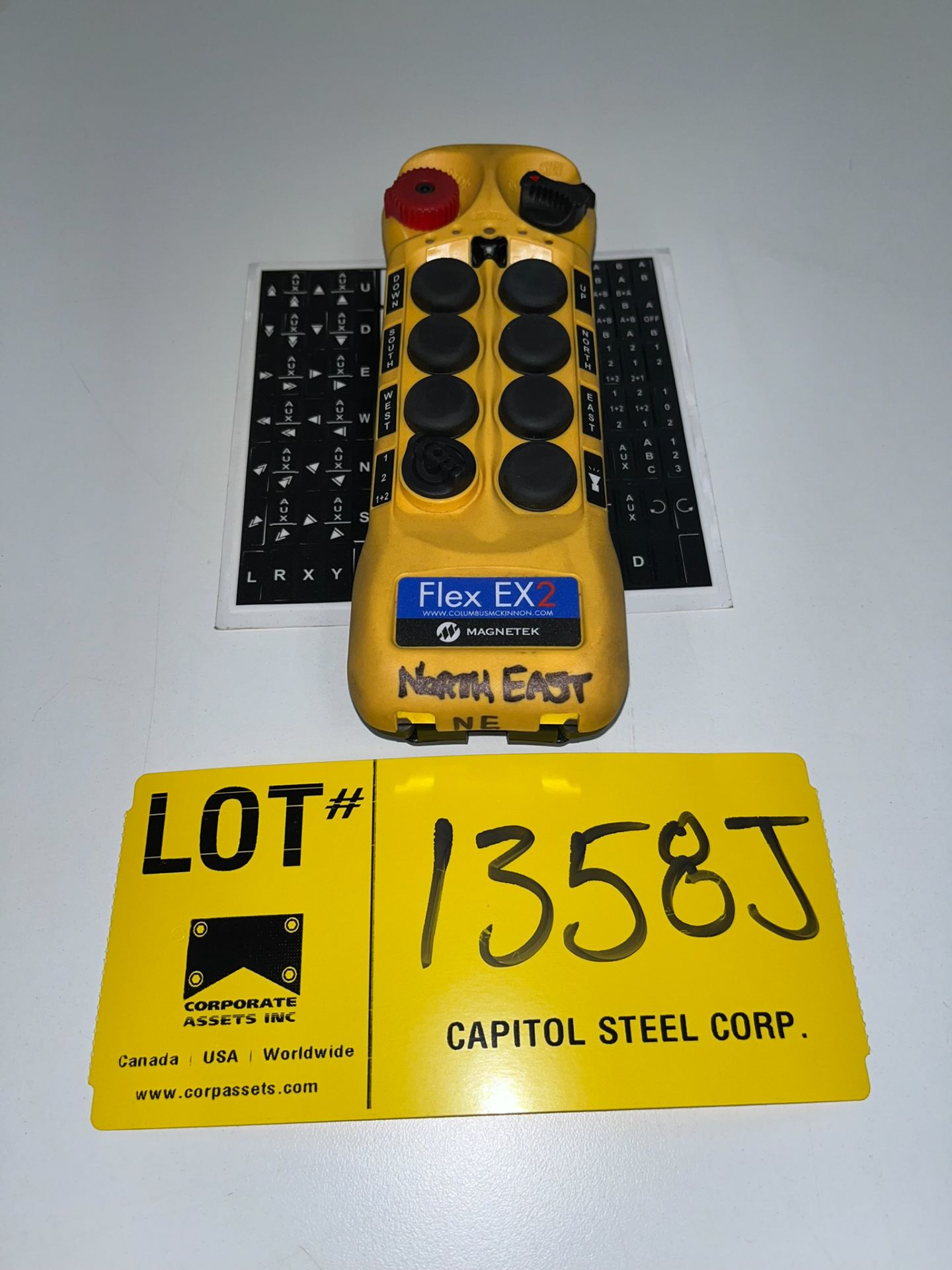 FLEX 8EX2-AB RADIO REMOTE, S/N: 168994 [RIGGING FEES FOR LOT #1358J - $30 USD PLUS APPLICABLE