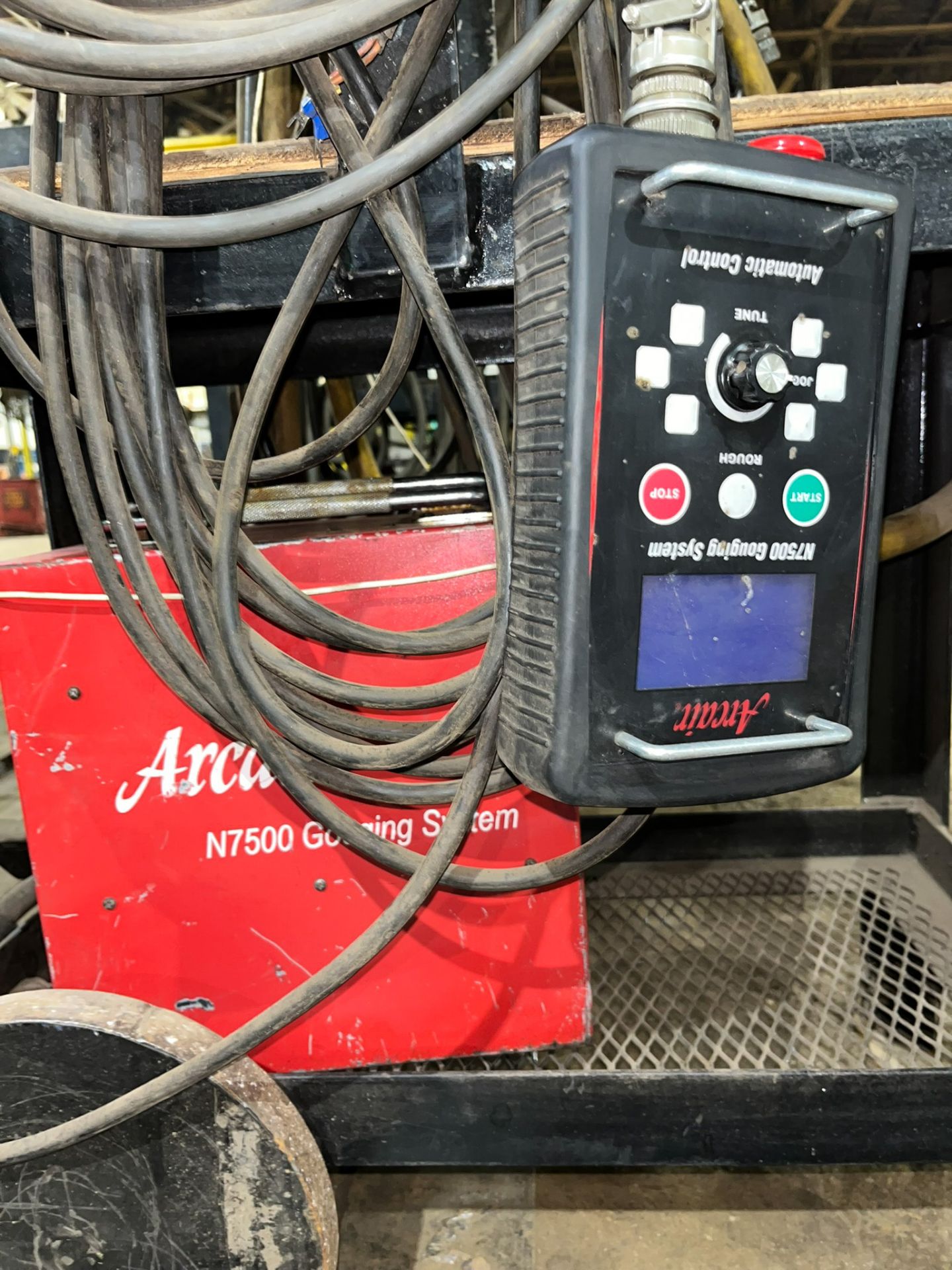 ARCAIR MATIC N7500 ARC GOUGING UNIT WITH ARCAIR 72-008-021 CONTROL UNIT, PENDANT CONTROL & CART, S/ - Image 5 of 6