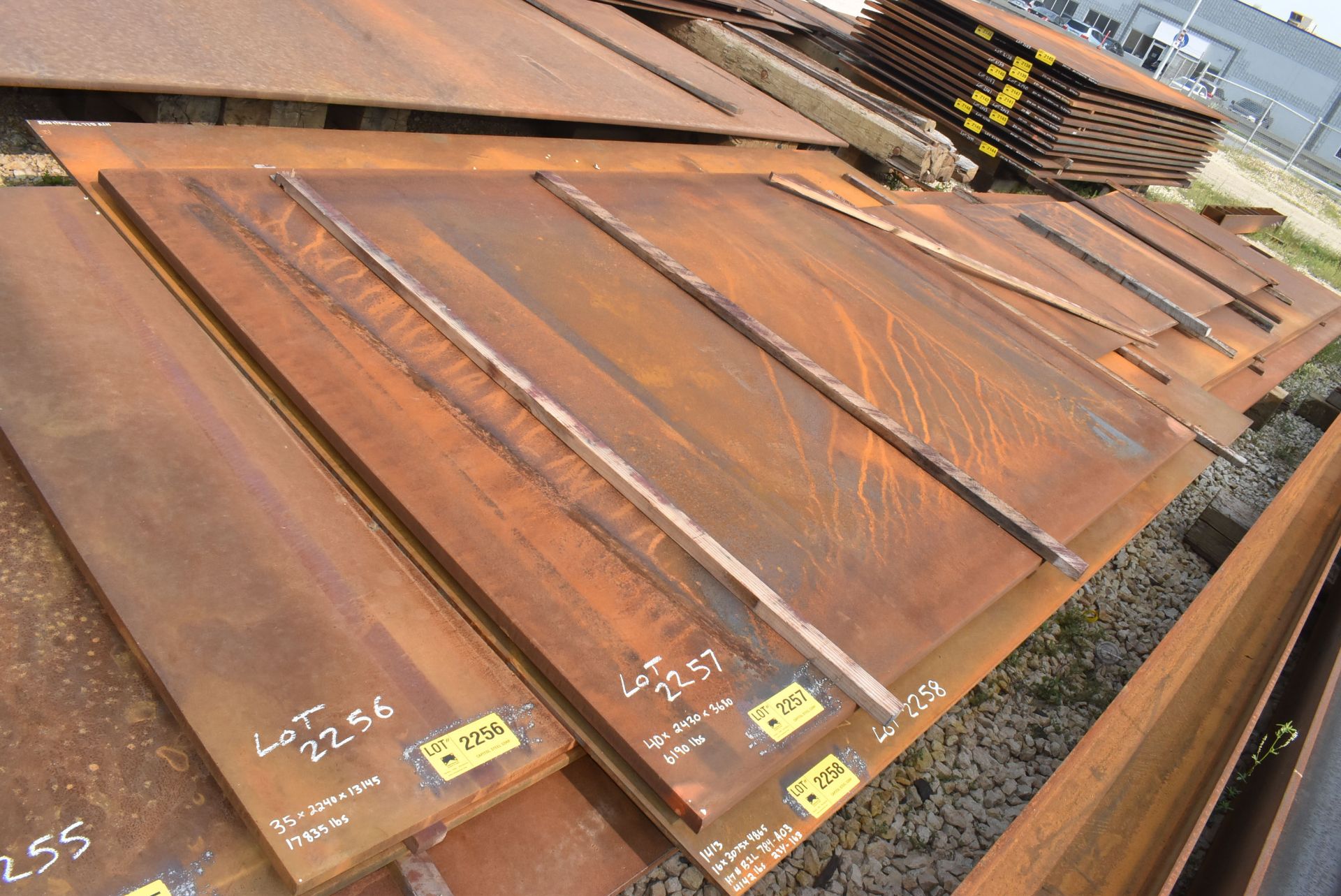 STRUCTURAL STEEL PLATE - 40mmX2,430mmX3,680mm 6,190 LBS. (CI) - Image 2 of 3