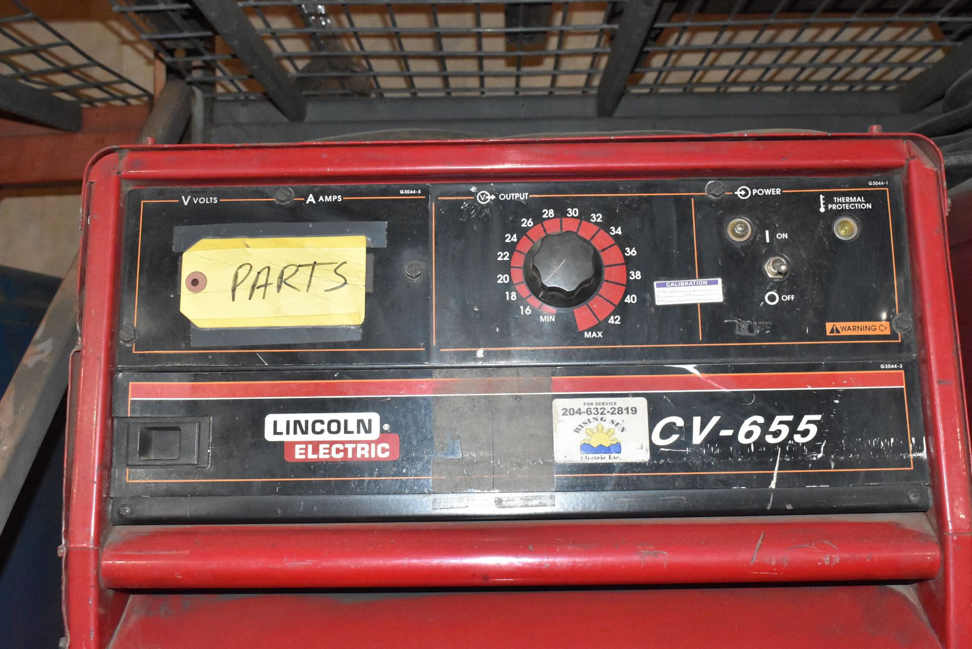 LINCOLN ELECTRIC IDEALARC DC-655 MULTI-PROCESS WELDING POWER SOURCE [RIGGING FEES FOR LOT #2124 - $ - Image 2 of 2