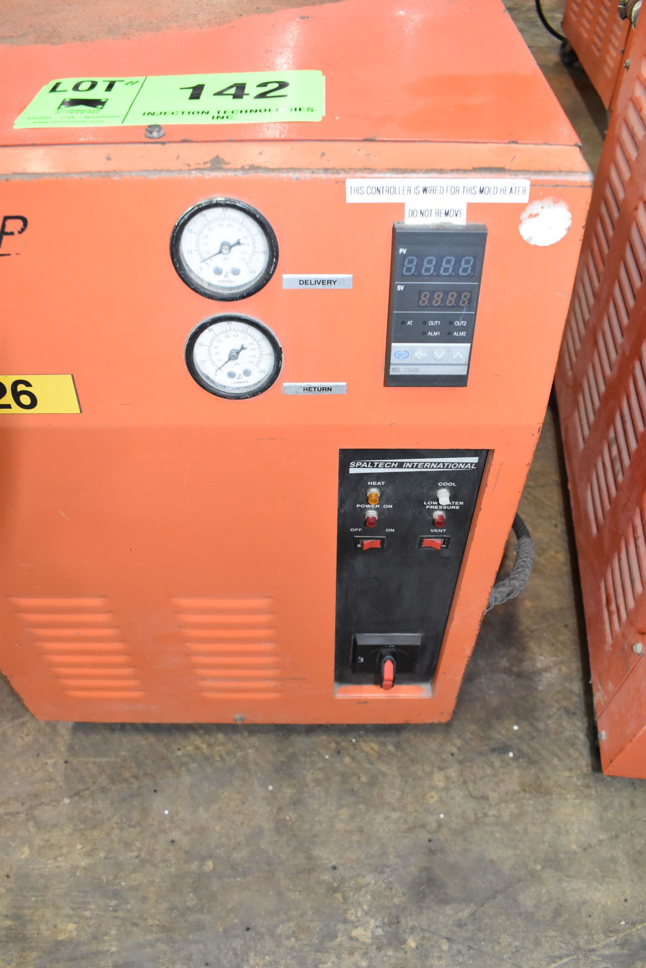 SPALTEC D-1209-5 DIGITAL WATER TEMPERATURE CONTROLLER, S/N 94-11-273 [RIGGING FEES FOR LOT #142 - $ - Image 2 of 2