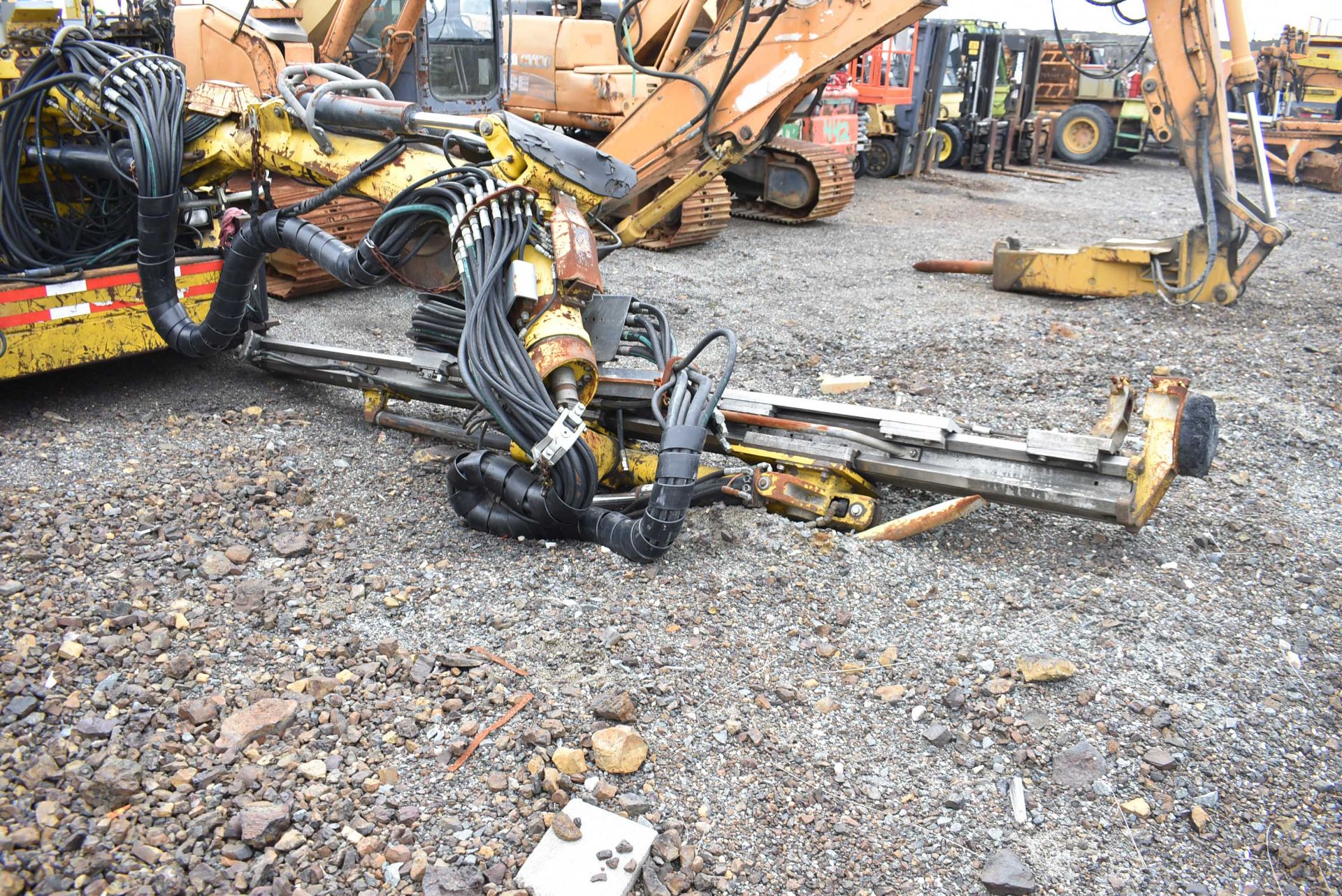 ATLAS COPCO 281 SINGLE BOOMER JUMBO ROCK DRILL WITH E5L912W DIESEL MOTOR, 1342 HOURS (RECORDED ON - Image 23 of 40