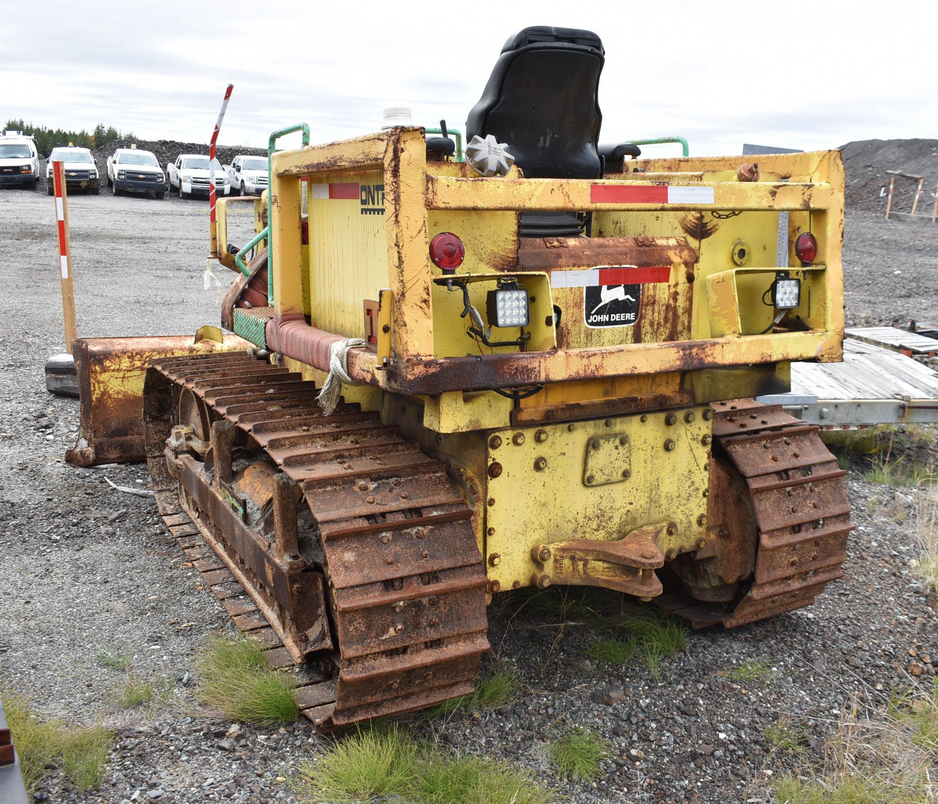 JOHN DEERE 650G CRAWLER BULLDOZER WITH JOHN DEERE 4045TT007 DIESEL ENGINE, 98" BLADE, 1,826 HOURS ( - Image 5 of 13