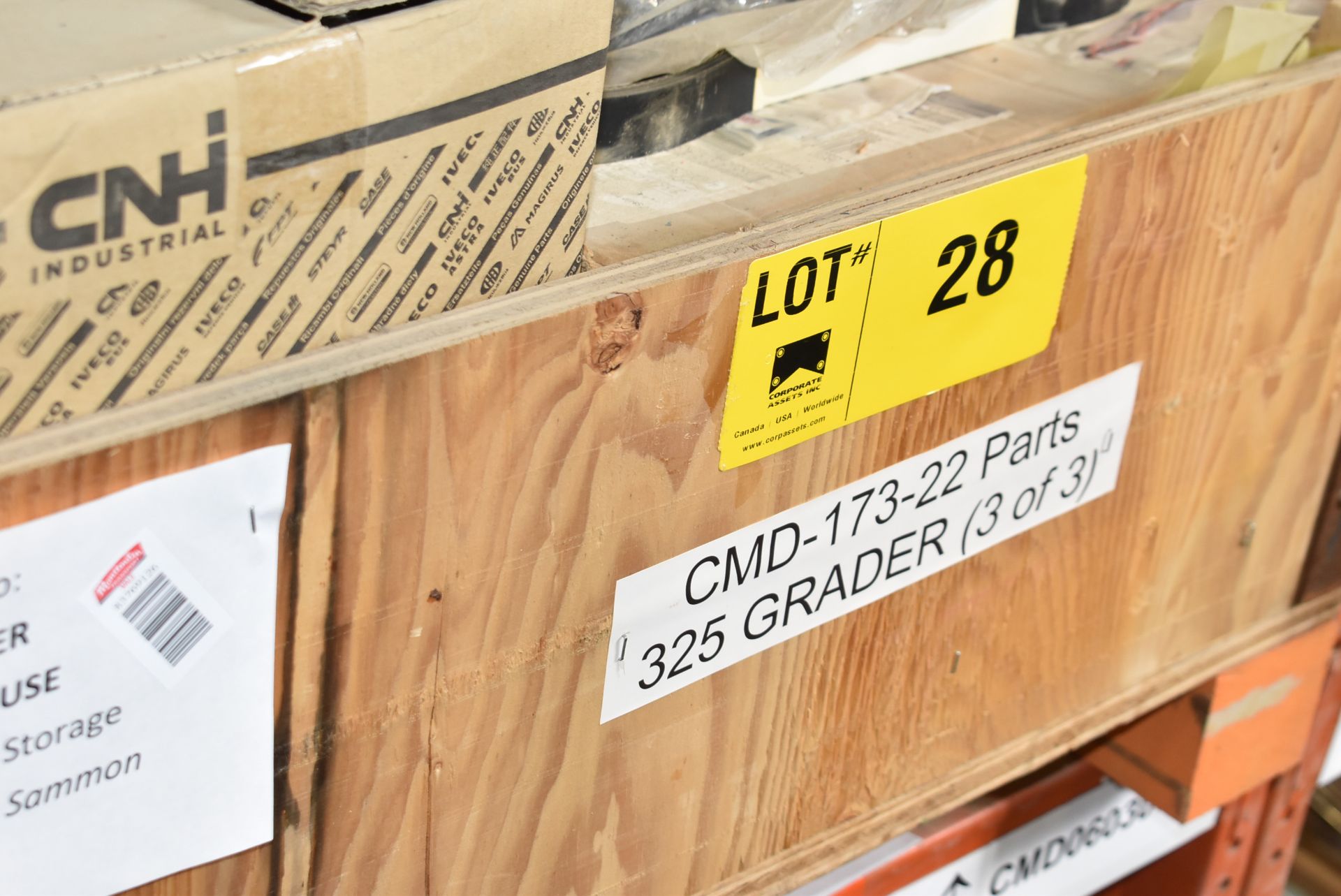 LOT/ CONTENTS OF PALLET CONSISTING OF SPARE PARTS FOR CASE 845D GRADER (CMD-173-22) - Image 2 of 4