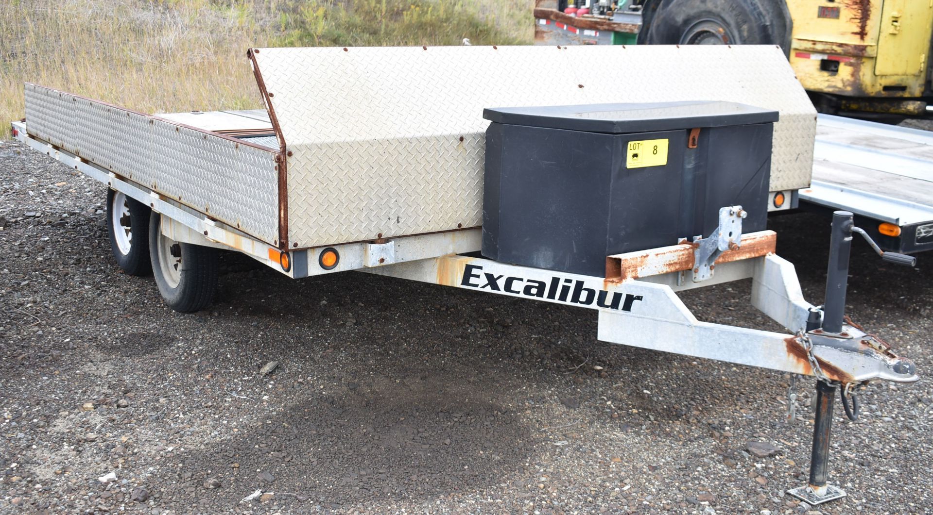 EXCALIBUR (2012) TANDEM AXLETILITY TRAILER WITH 168"X96" DECK, REMOVABLE RAMPS, VIN: - Image 2 of 10