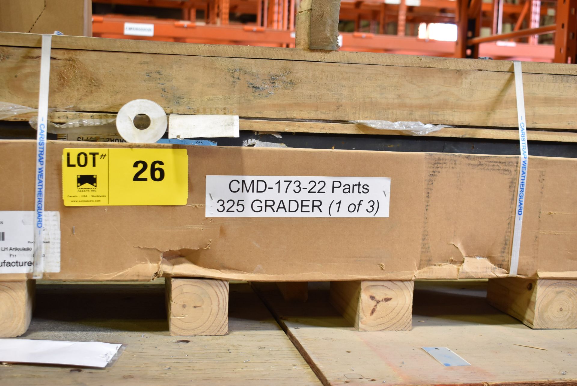 LOT/ CONTENTS OF PALLET CONSISTING OF SPARE PARTS FOR CASE 845D GRADER (CMD-173-22) - Image 2 of 3