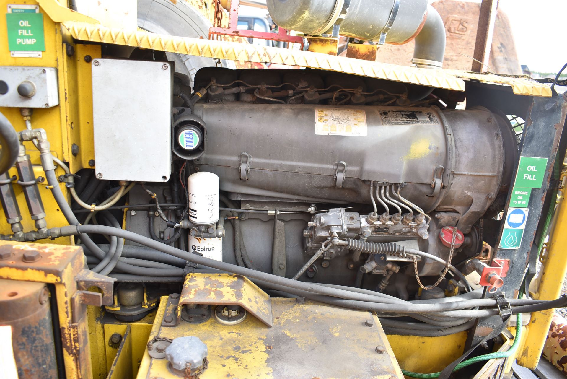 ATLAS COPCO 281 SINGLE BOOMER JUMBO ROCK DRILL WITH E5L912W DIESEL MOTOR, 1342 HOURS (RECORDED ON - Bild 33 aus 40