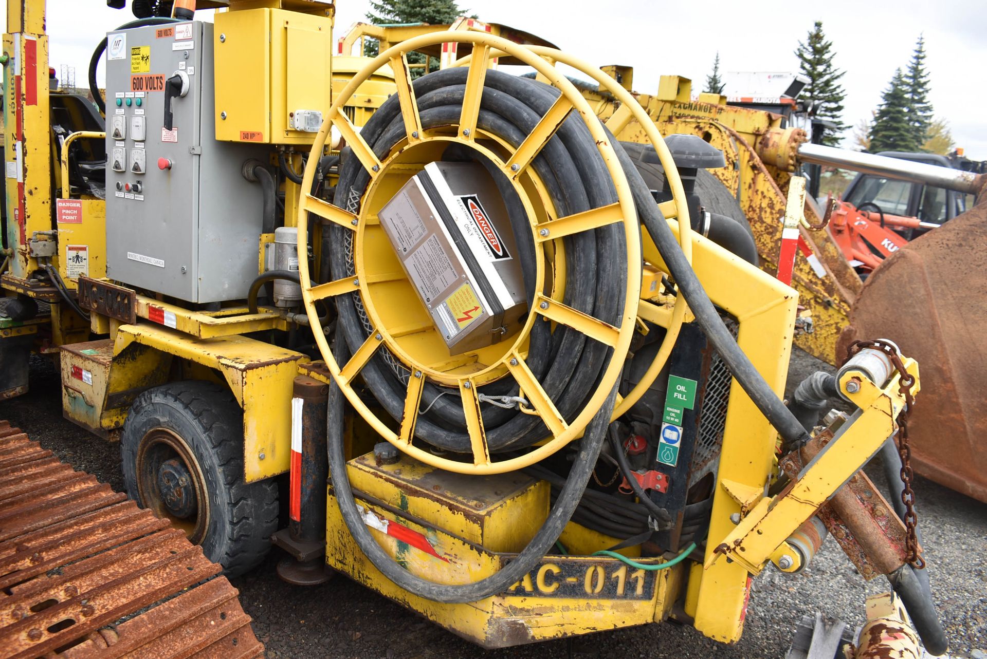 ATLAS COPCO 281 SINGLE BOOMER JUMBO ROCK DRILL WITH E5L912W DIESEL MOTOR, 1342 HOURS (RECORDED ON - Bild 8 aus 40