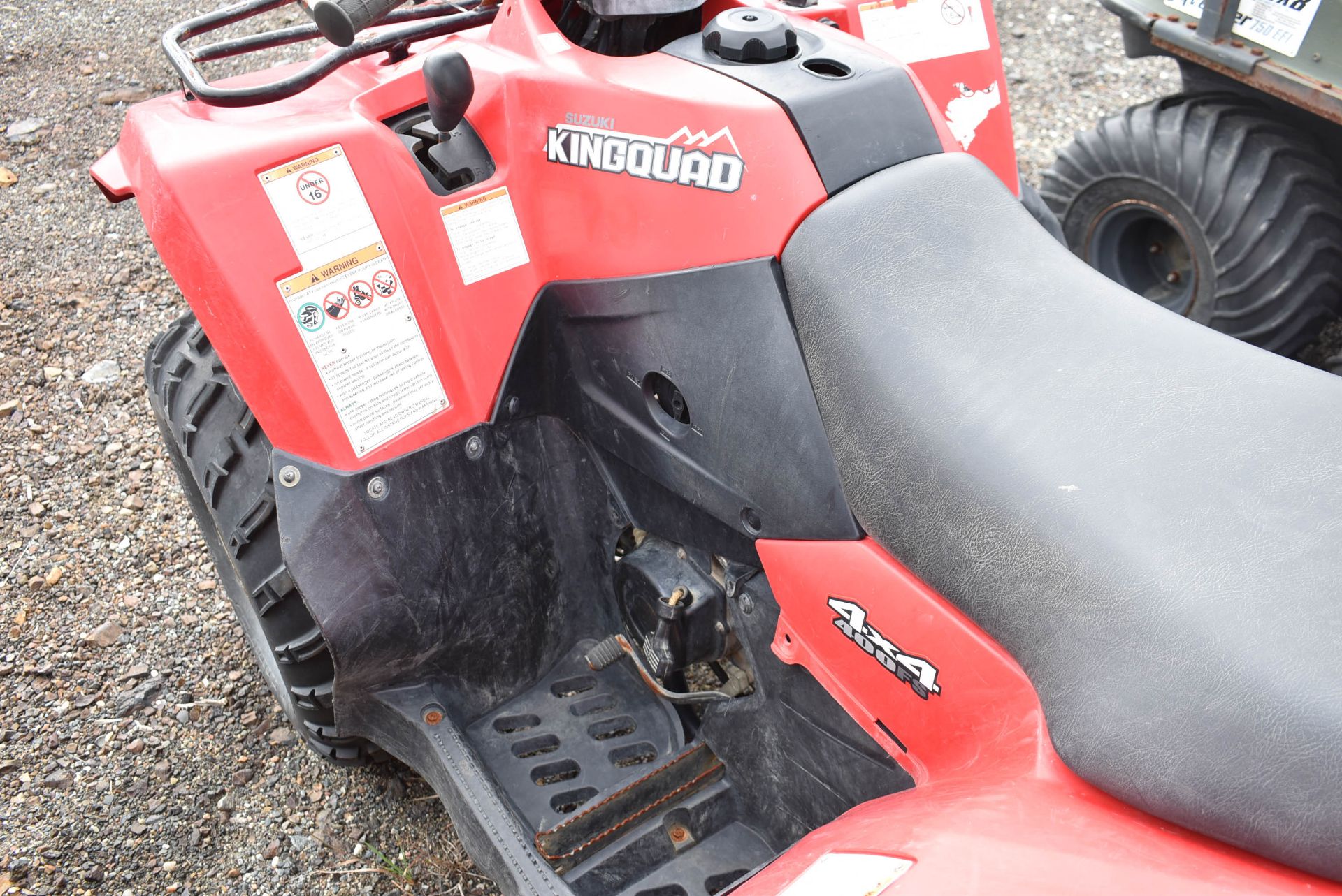 SUZUKI (2008) KING QUAD 400FSI 4X4 ATV WITH 2,711 KM (RECORDED ON ODOMETER AT TIME OF LISTING), VIN: - Image 7 of 12