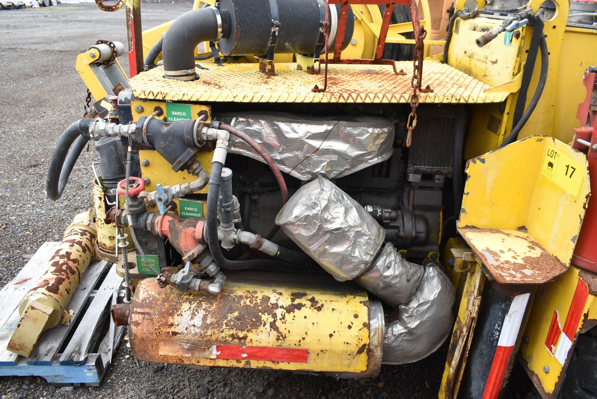 ATLAS COPCO 281 SINGLE BOOMER JUMBO ROCK DRILL WITH E5L912W DIESEL MOTOR, 1342 HOURS (RECORDED ON - Image 7 of 40