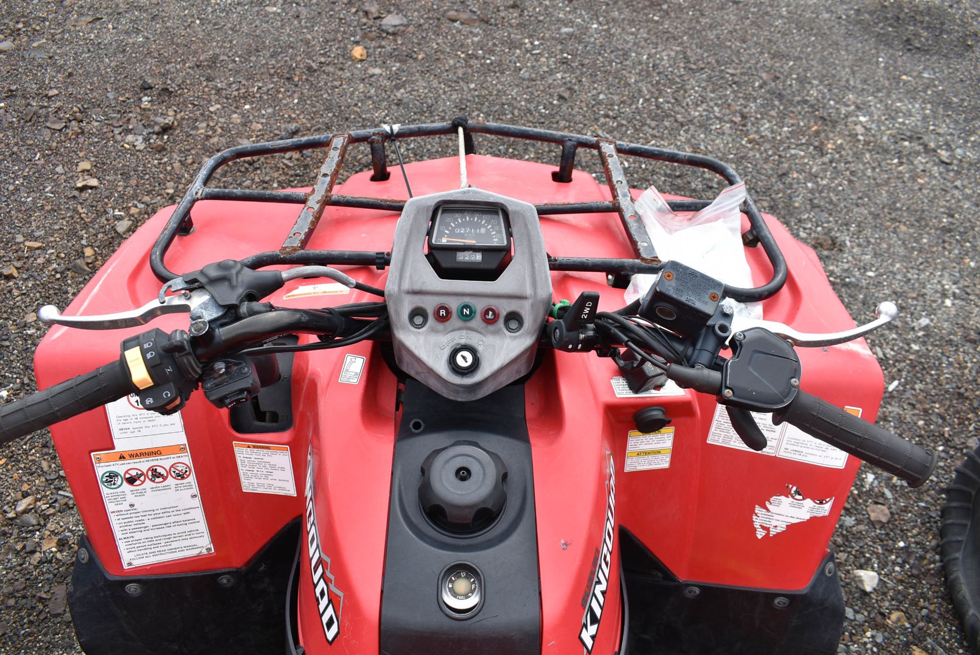 SUZUKI (2008) KING QUAD 400FSI 4X4 ATV WITH 2,711 KM (RECORDED ON ODOMETER AT TIME OF LISTING), VIN: - Image 9 of 12