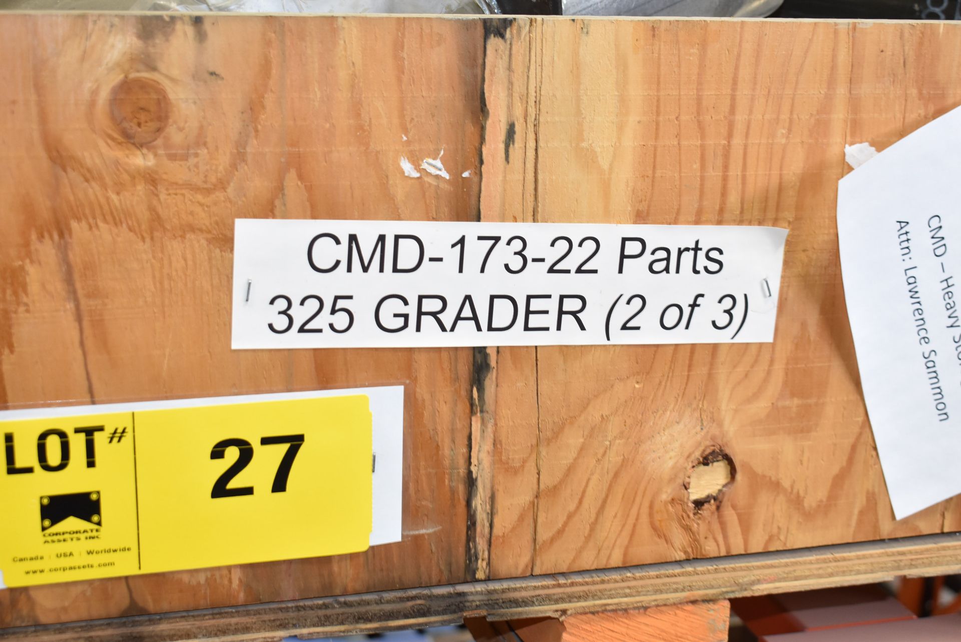 LOT/ CONTENTS OF PALLET CONSISTING OF SPARE PARTS FOR CASE 845D GRADER (CMD-173-22) - Image 2 of 5