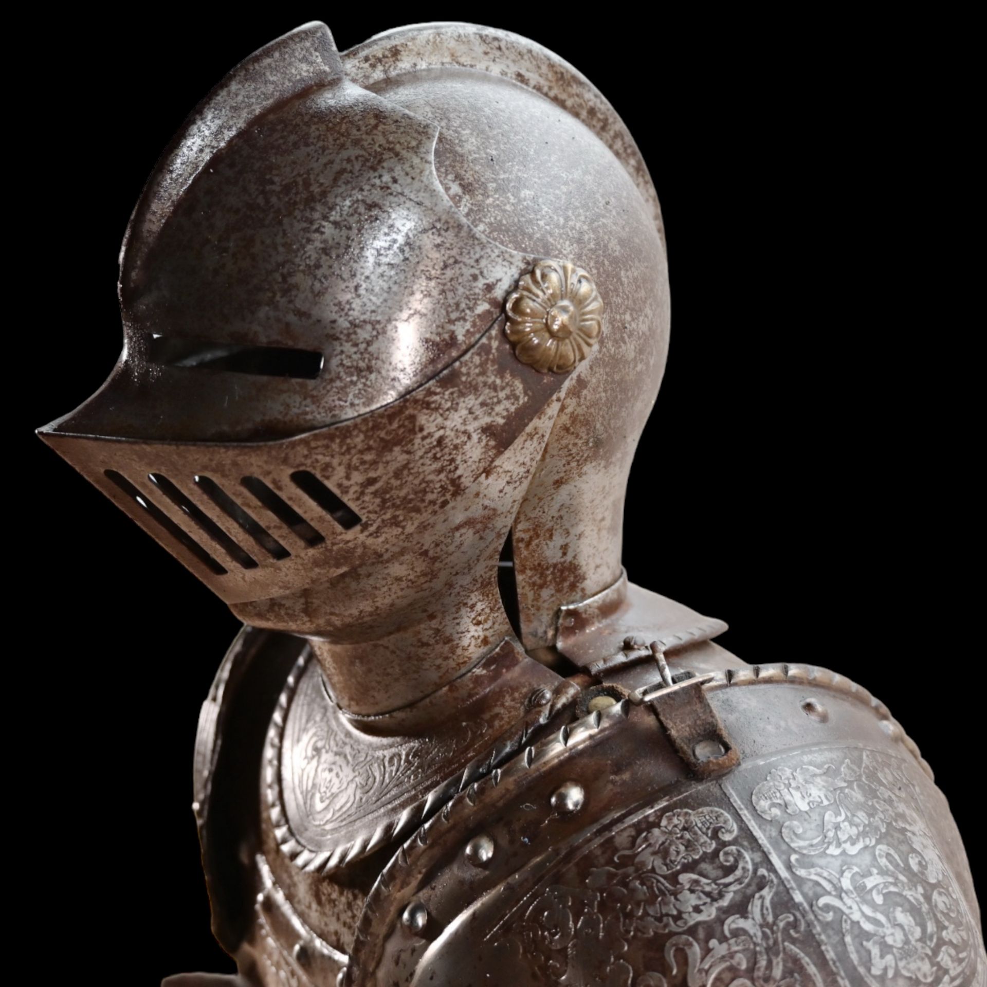 GERMAN MADE VICTORIAN CHILD KNIGHT ARMOR 19th CENTURY - Image 9 of 12