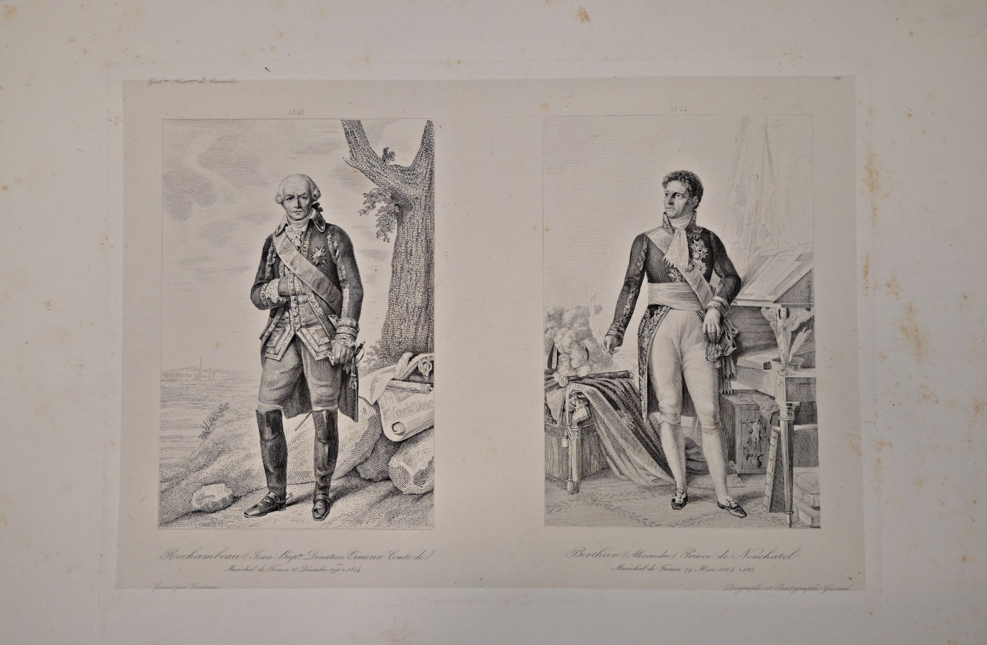 Set of 10 engravings. France, first half of the 19th century. - Bild 8 aus 17