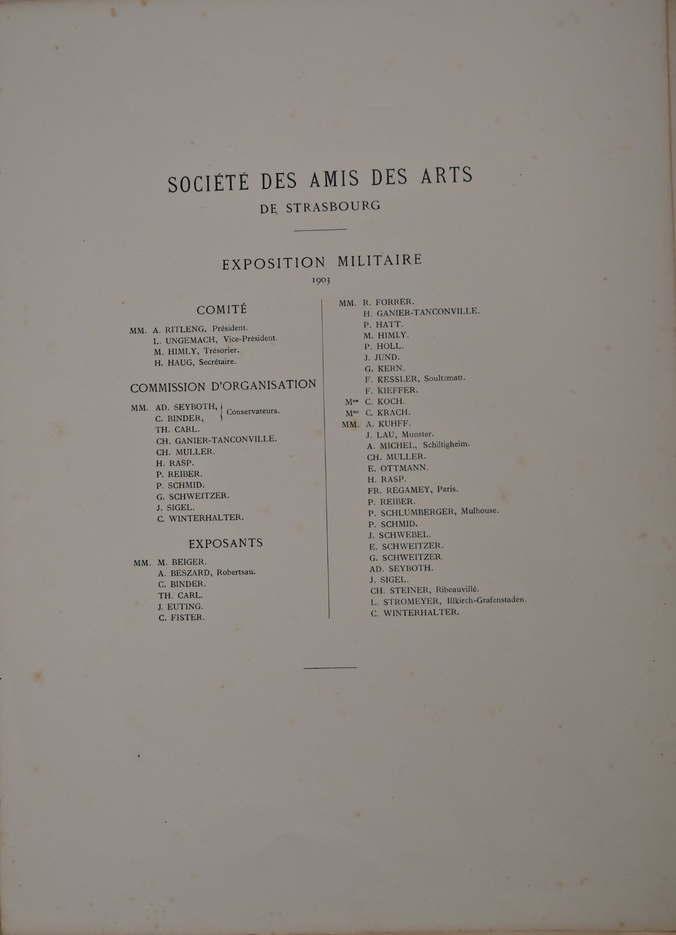 Album of the Military Exhibition of the Society of Friends of the Arts of Strasbourg. 1904. - Bild 3 aus 19