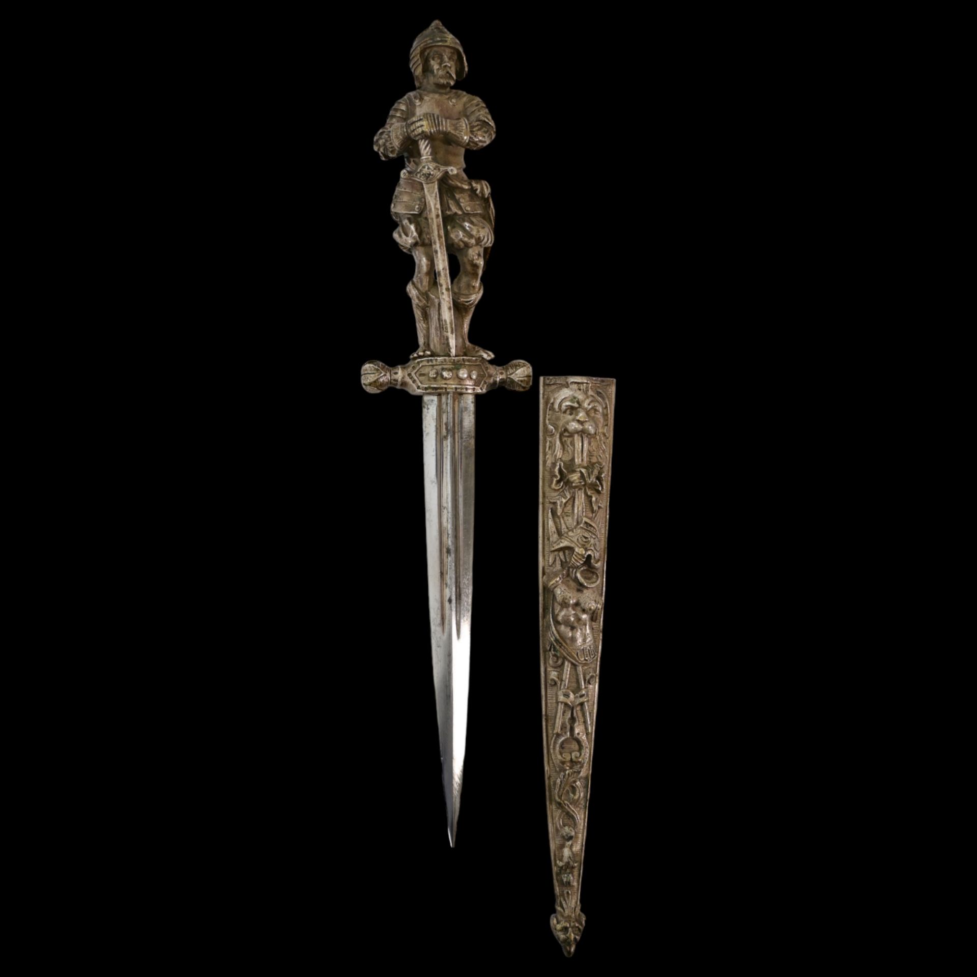 Victorian Renaissance style dagger. English, 19th century. - Image 8 of 9