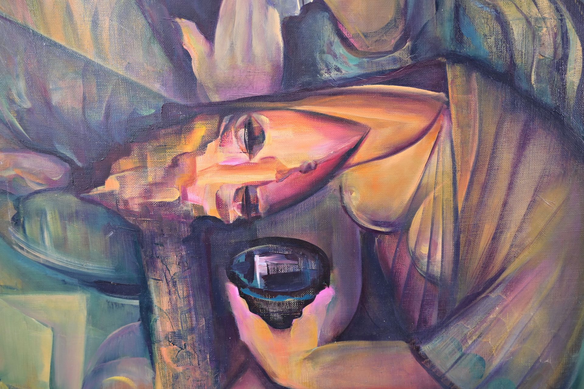 Gantsovskaia Lioudmila 2005, Cubism. Contemporary French Painting - Image 3 of 7