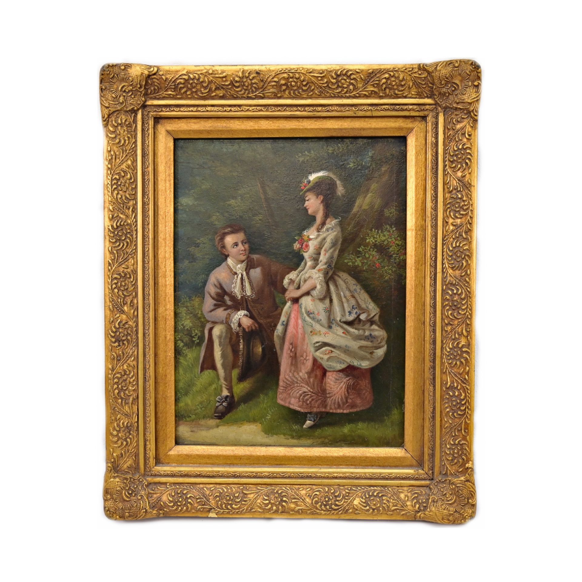 European painting, late 19th early 20th century, oil on panel.