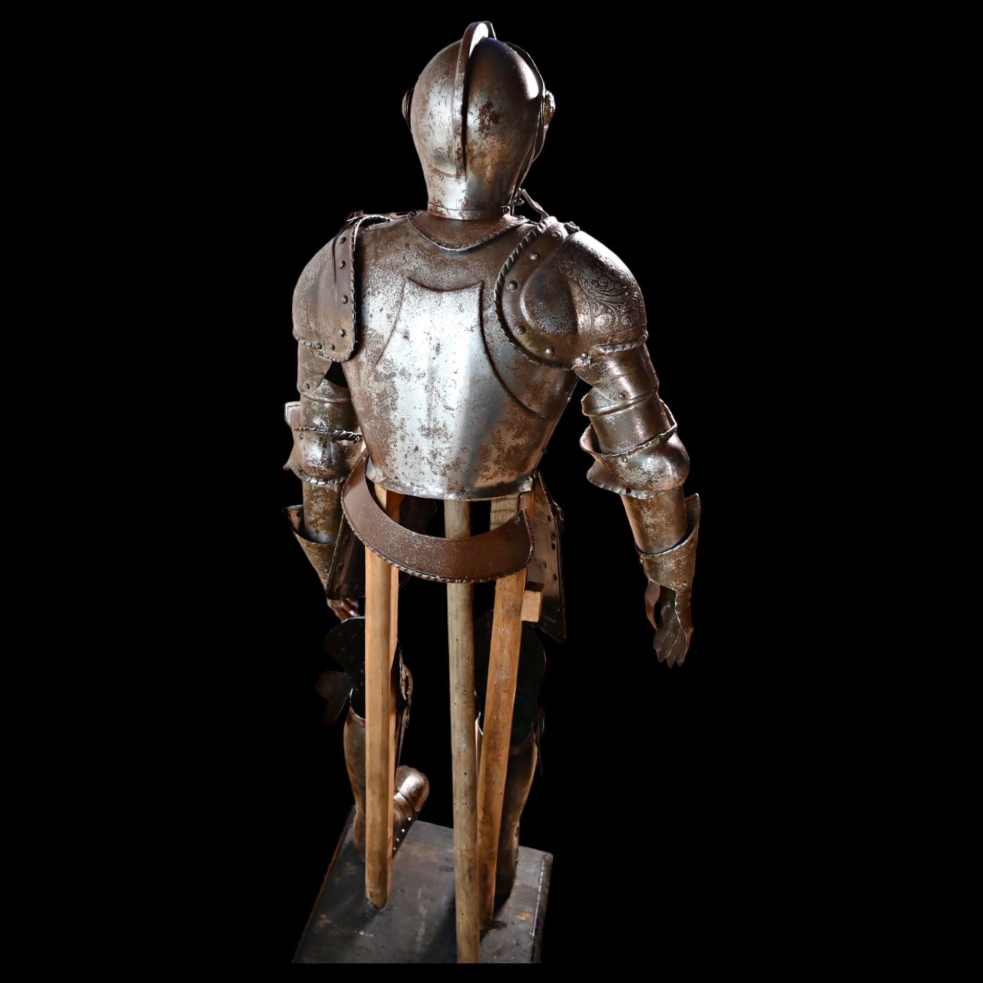 GERMAN MADE VICTORIAN CHILD KNIGHT ARMOR 19th CENTURY - Image 11 of 12