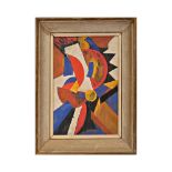 "Abstract composition" Oil on canvas, Signature A. Exter, 1915.