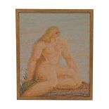 Serge PONOMAREW (1911-1984) "Seated nude", 1970, oil on canvas, Soviet painting of the 20th century