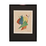 Ivan Vasilievitch KLIUN (1873-1943) "Abstract Composition", watercolor on paper, signed I Kliun.