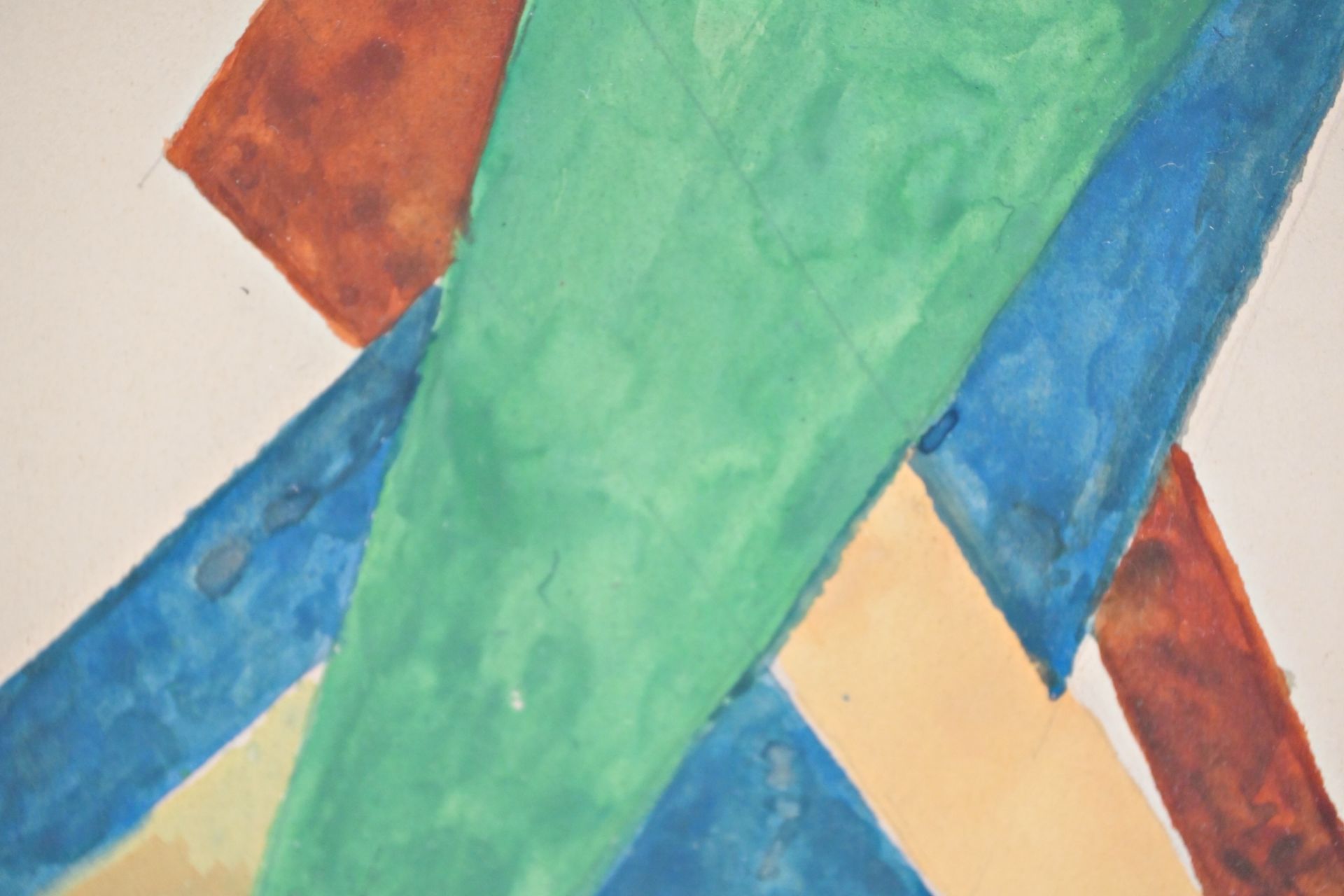 Ivan Vasilievitch KLIUN (1873-1943) "Abstract Composition", watercolor on paper, signed I K. - Image 5 of 5