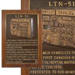 Bronze plaque commemorating the Concorde Navigation system, Fine Aviation Collectibles / Memorabilia