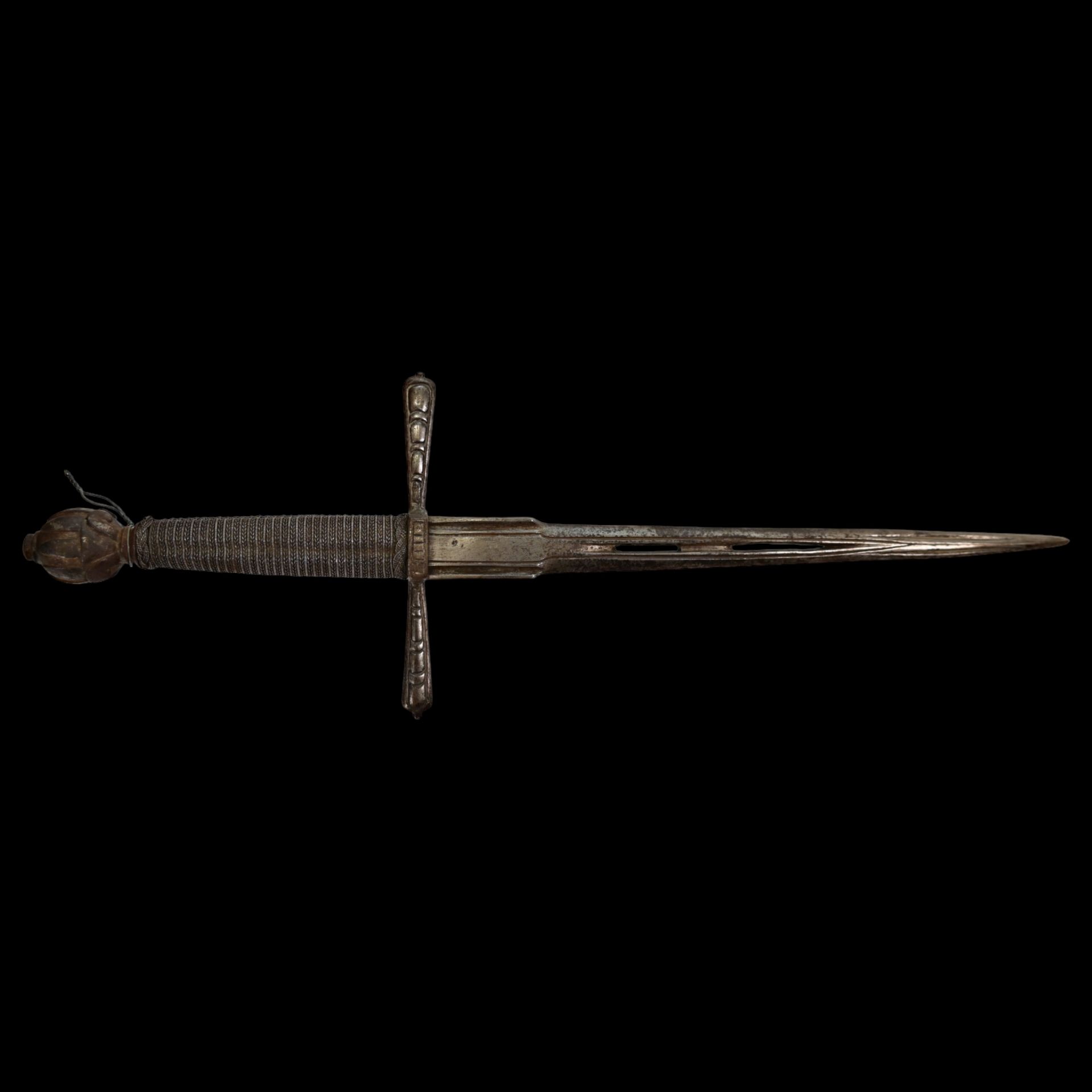 A 17th Century German Left-handed Dagger. - Image 3 of 12