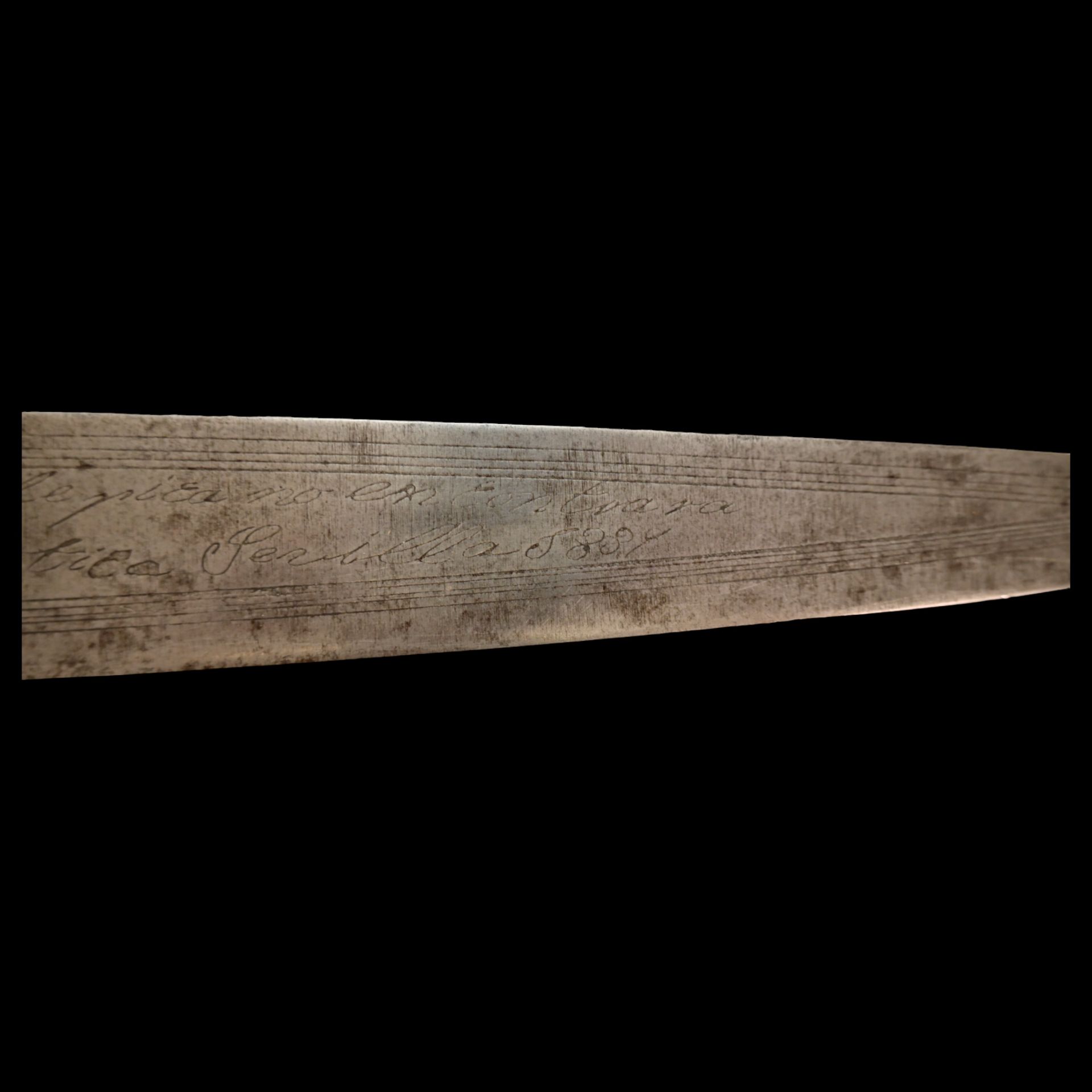 A high quality very large Spanish navaja, 1884. - Image 10 of 12