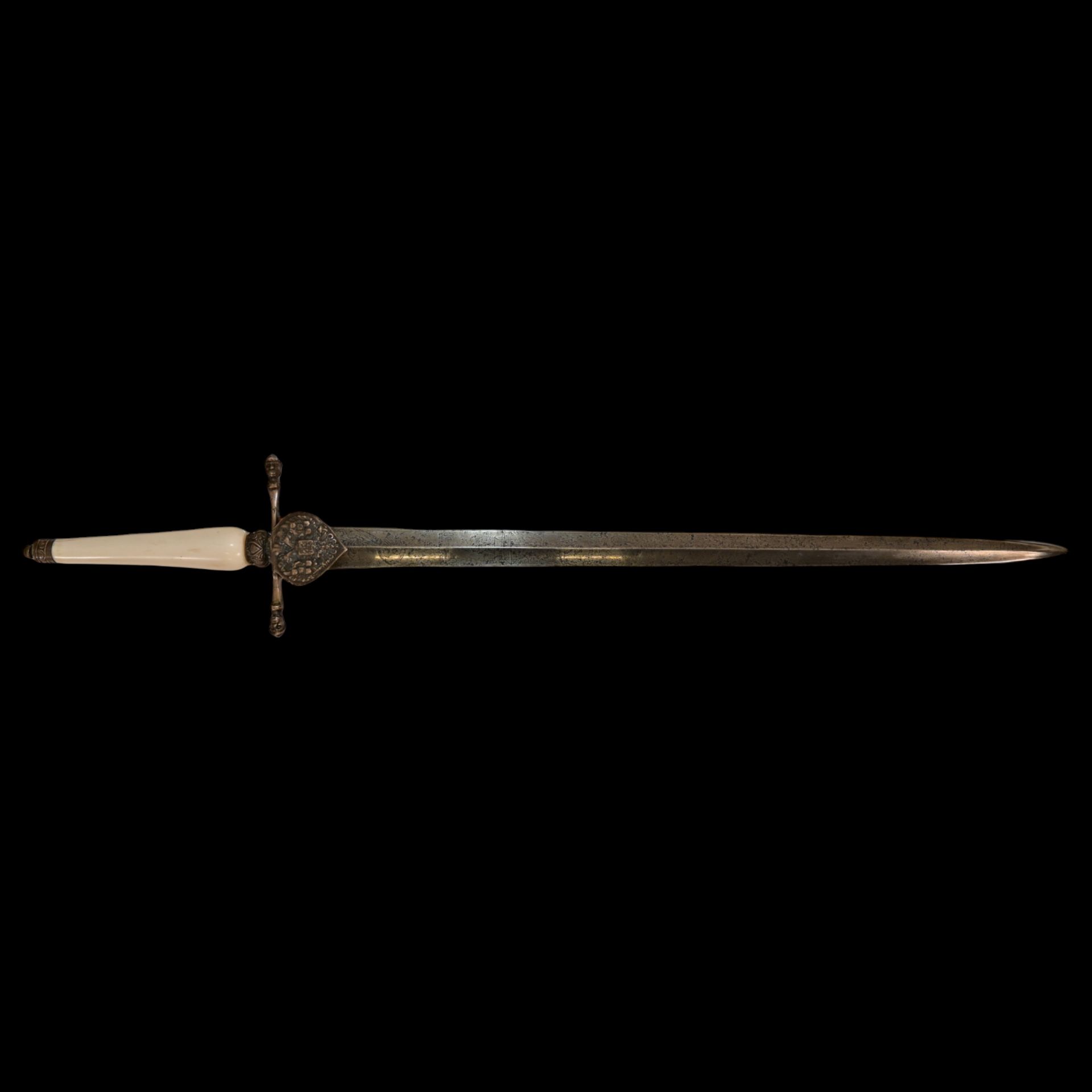 A Hunting bayonet with silver fittings, Russian Empire, second half of the 19th century. - Image 24 of 30