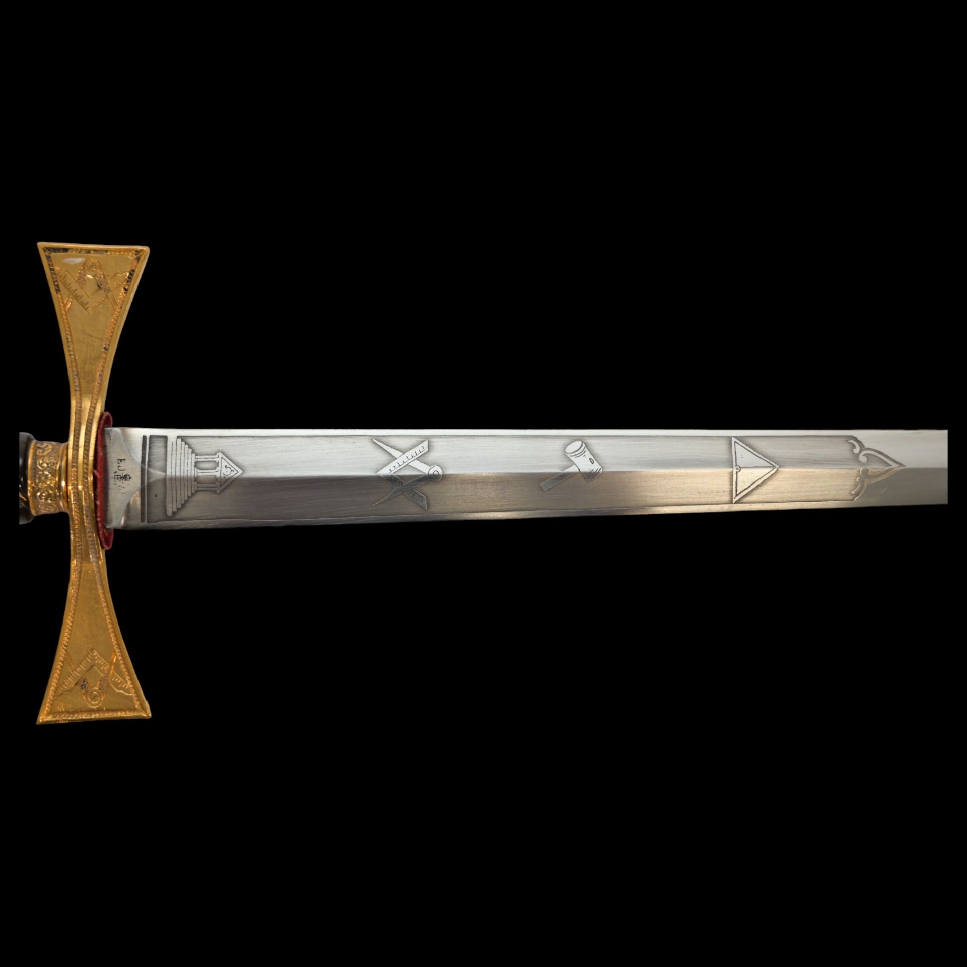 French Masonic ritual dagger. - Image 8 of 14