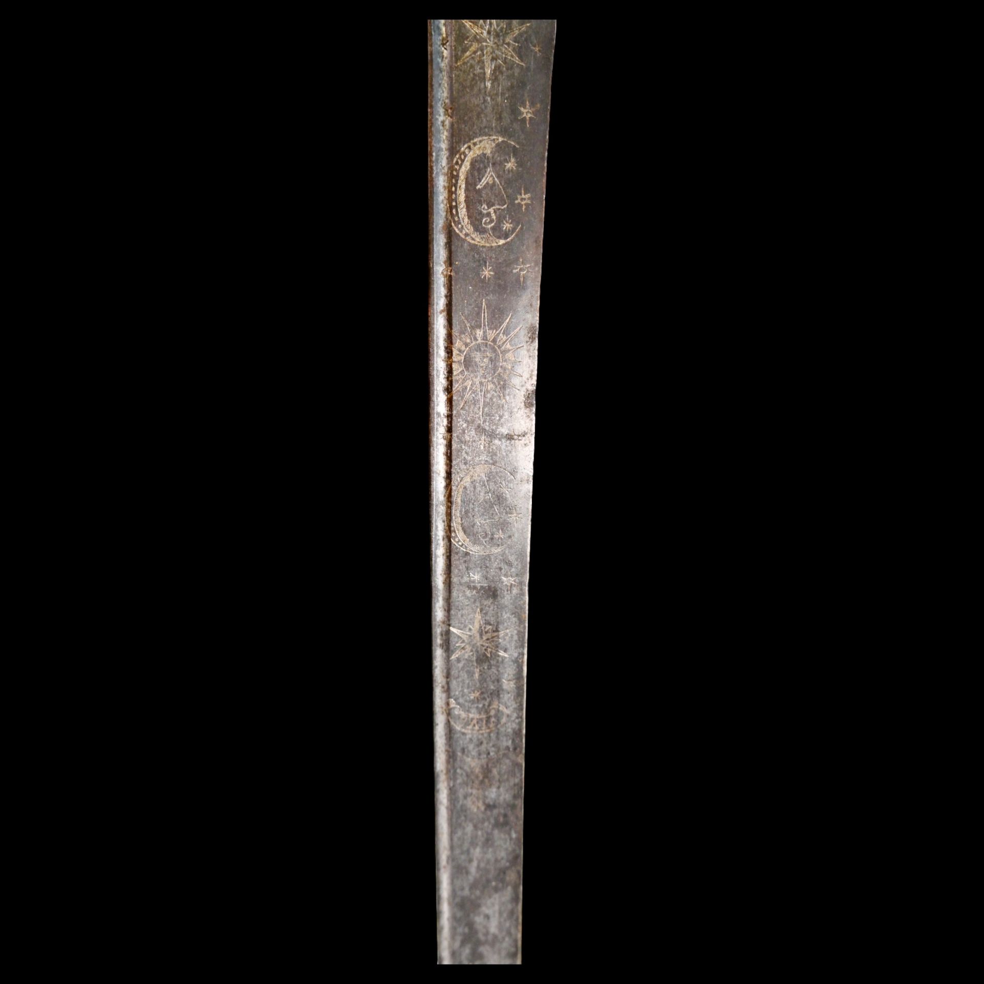 A very rare yatagan made in Greece in the last quarter of the 18th century, with a Solingen blade. - Image 22 of 23
