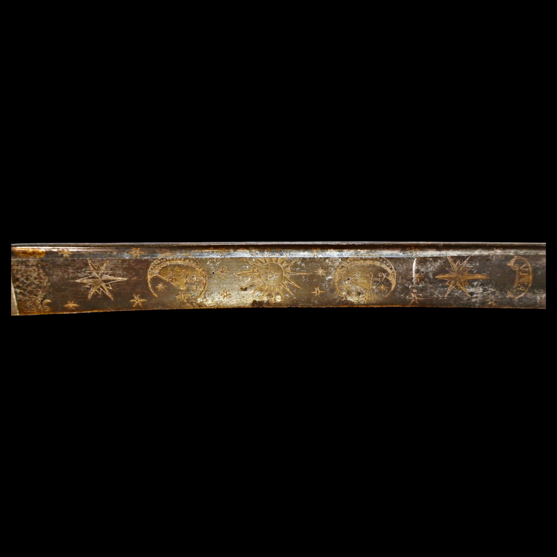 A very rare yatagan made in Greece in the last quarter of the 18th century, with a Solingen blade. - Image 13 of 23