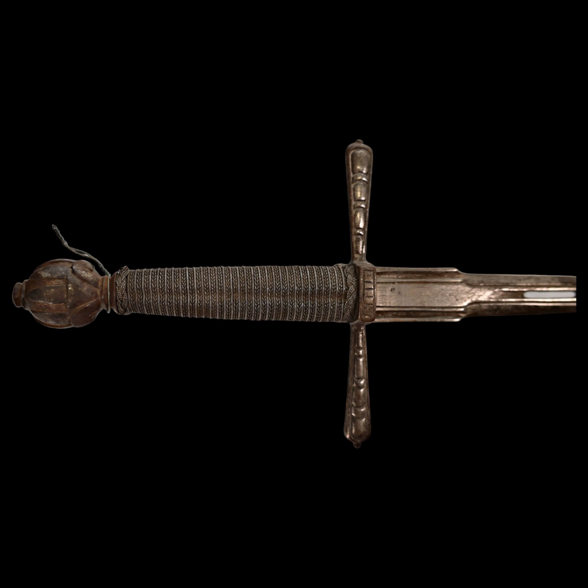 A 17th Century German Left-handed Dagger. - Image 8 of 12