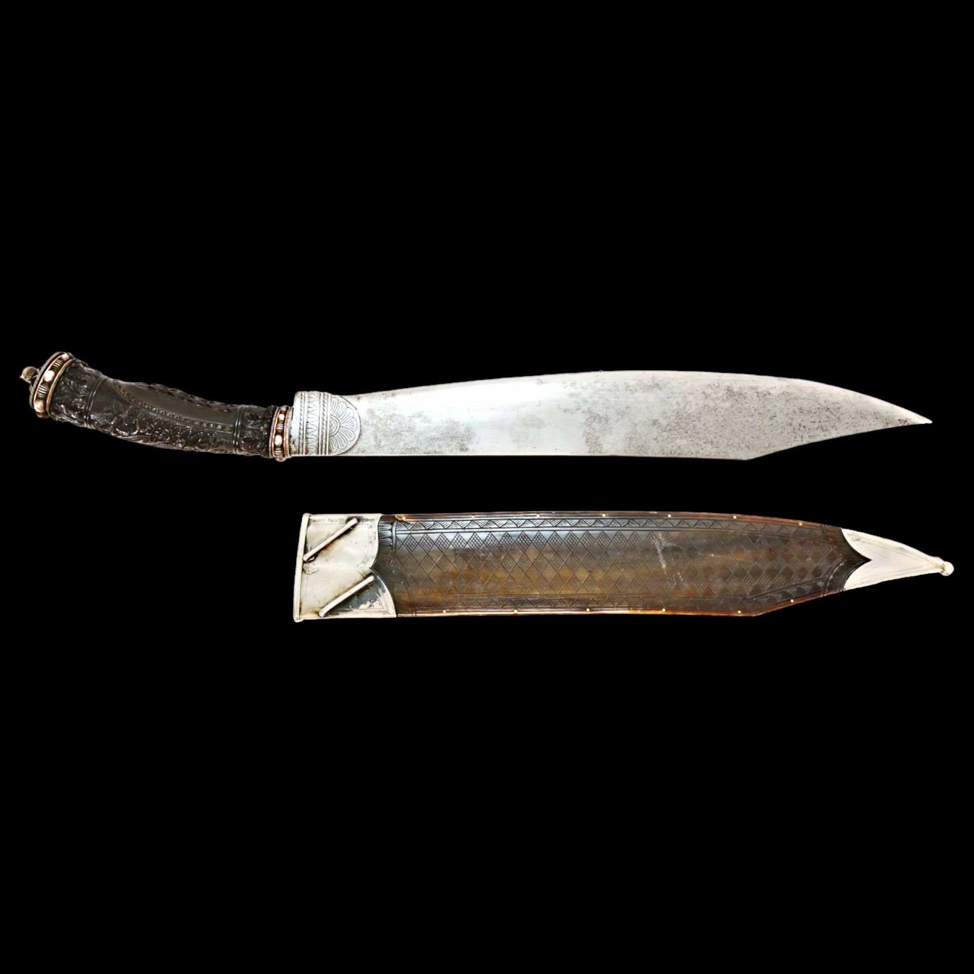 Magnificent, richly decorated knife, Indonesia, first half of the 20th century. - Image 9 of 33