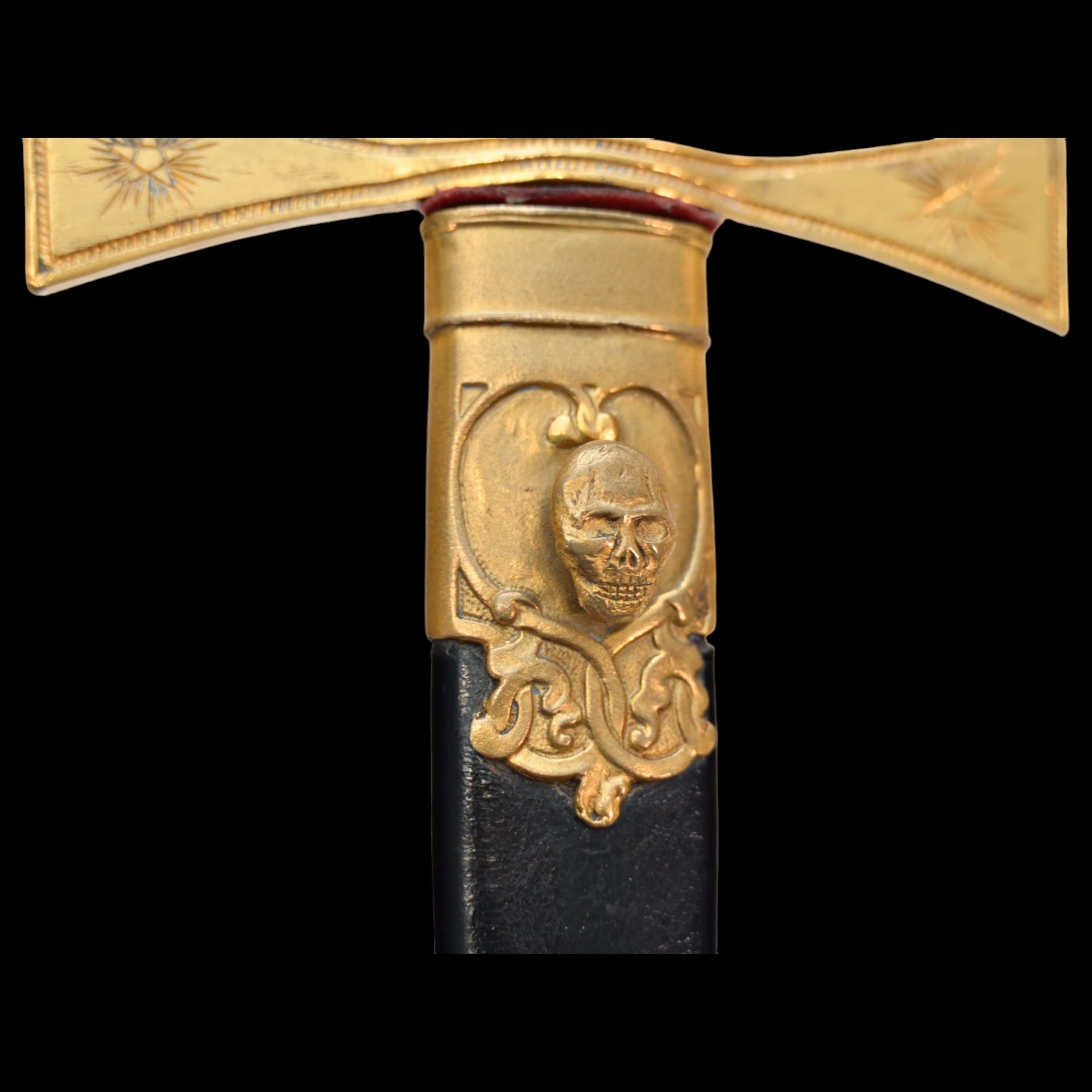 French Masonic ritual dagger. - Image 5 of 14