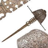 Antique Spanish Left Hand Dagger, 17th century.